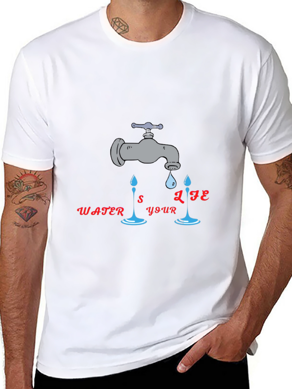 Water is Your Life Graphic T-Shirt