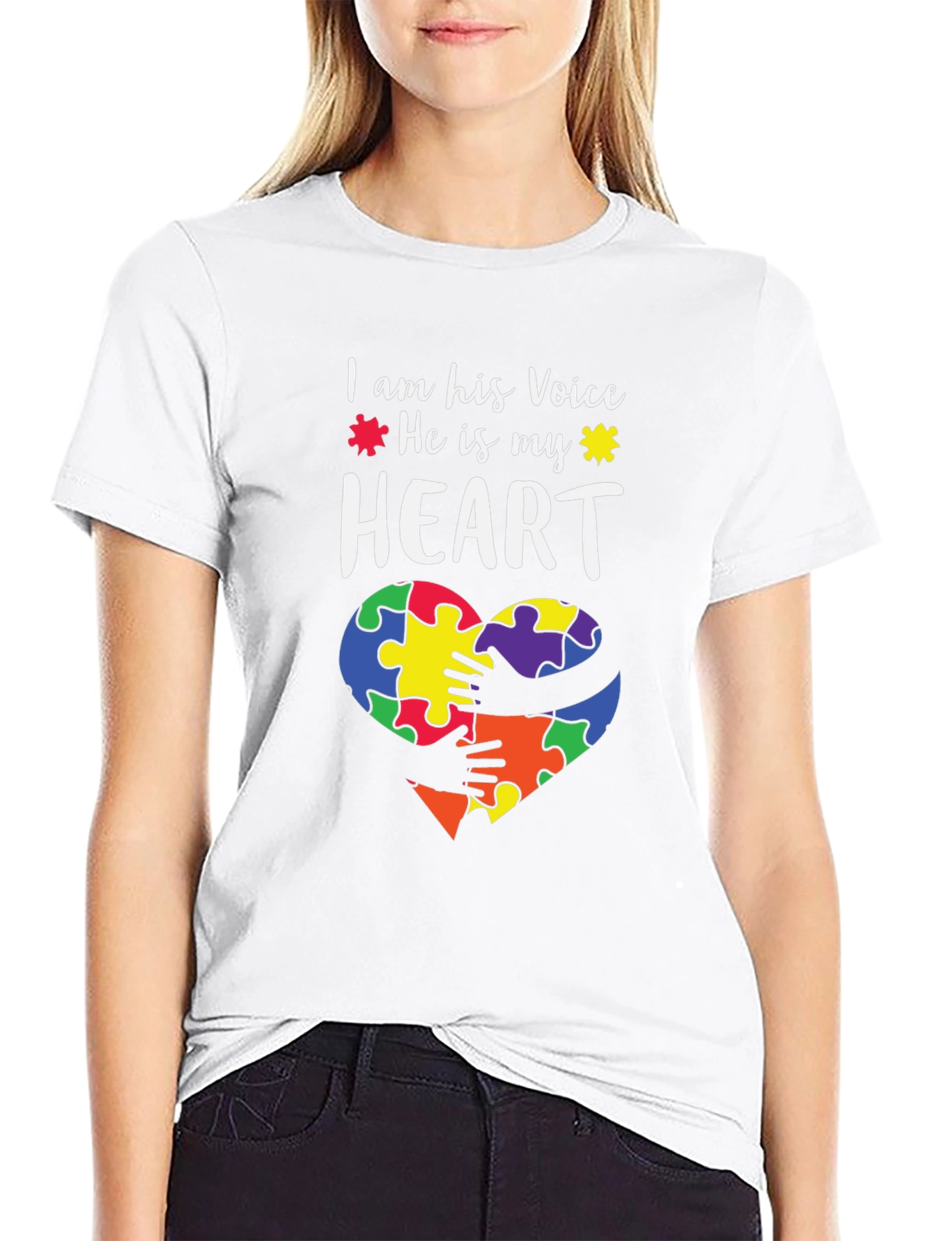 Autism Awareness I am His Voice T-Shirt