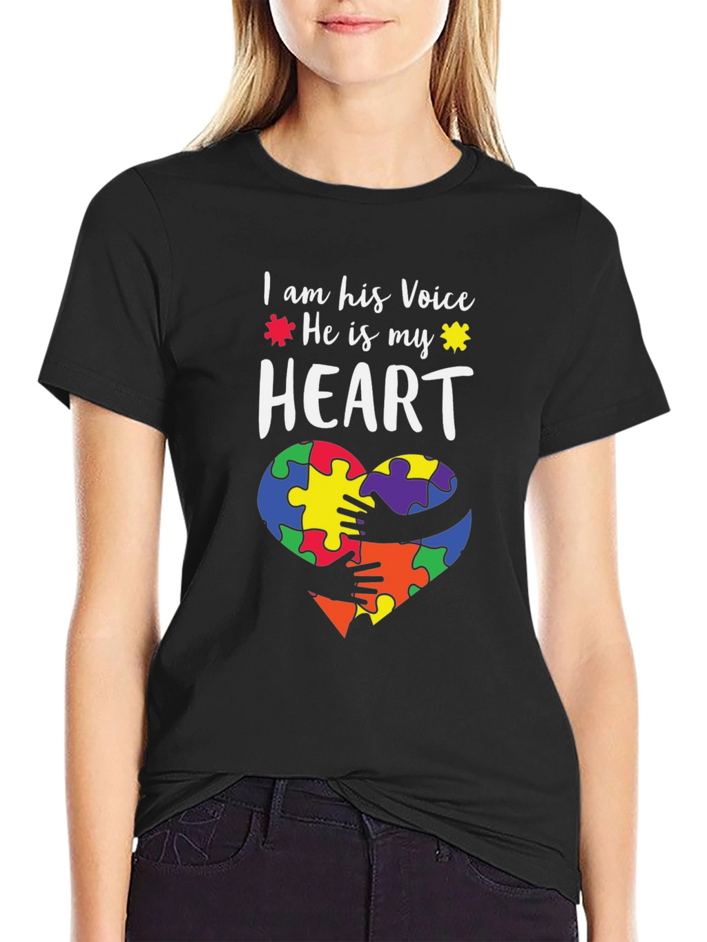 Autism Awareness I am His Voice T-Shirt