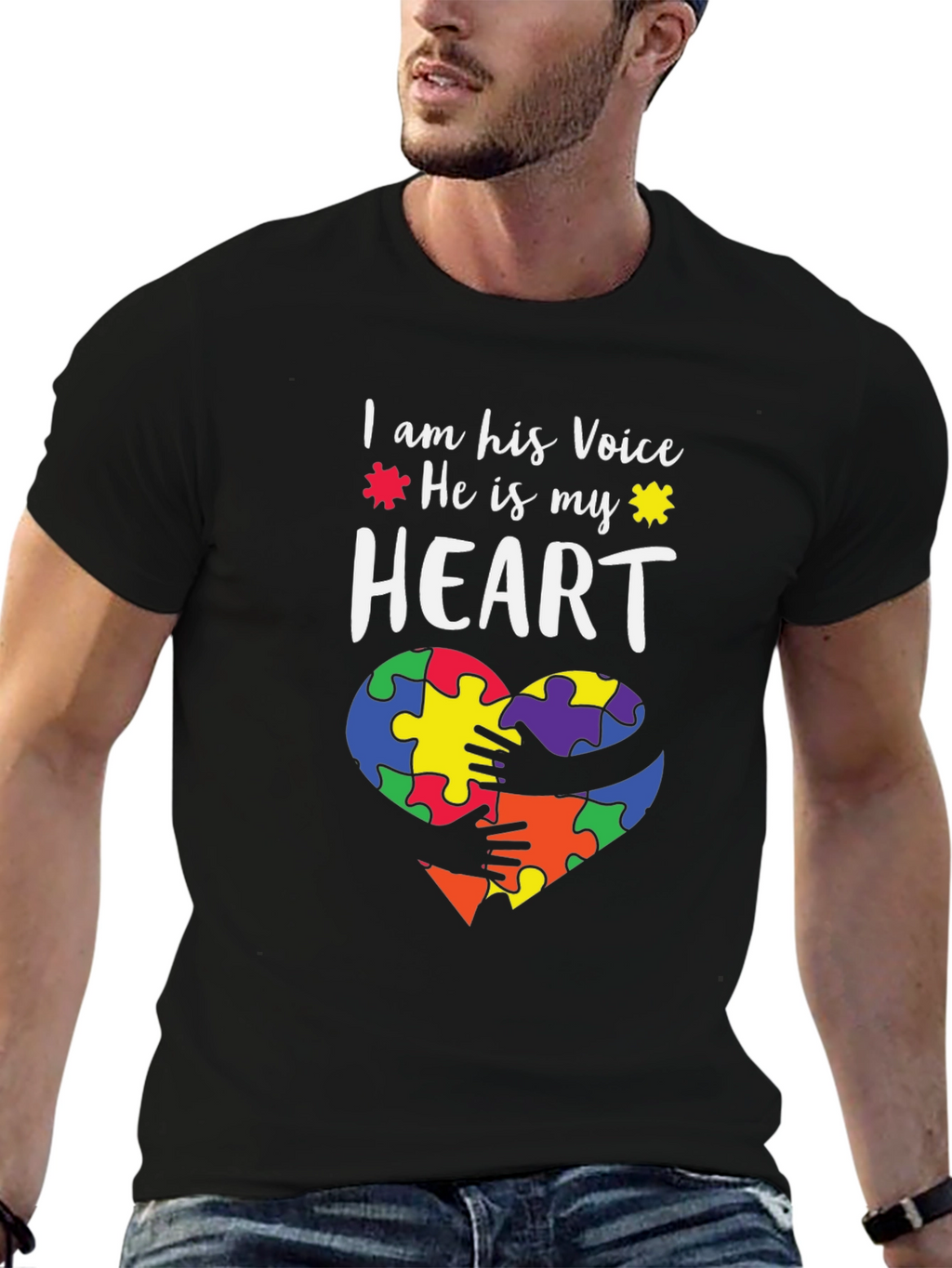 Autism Awareness I am His Voice T-Shirt