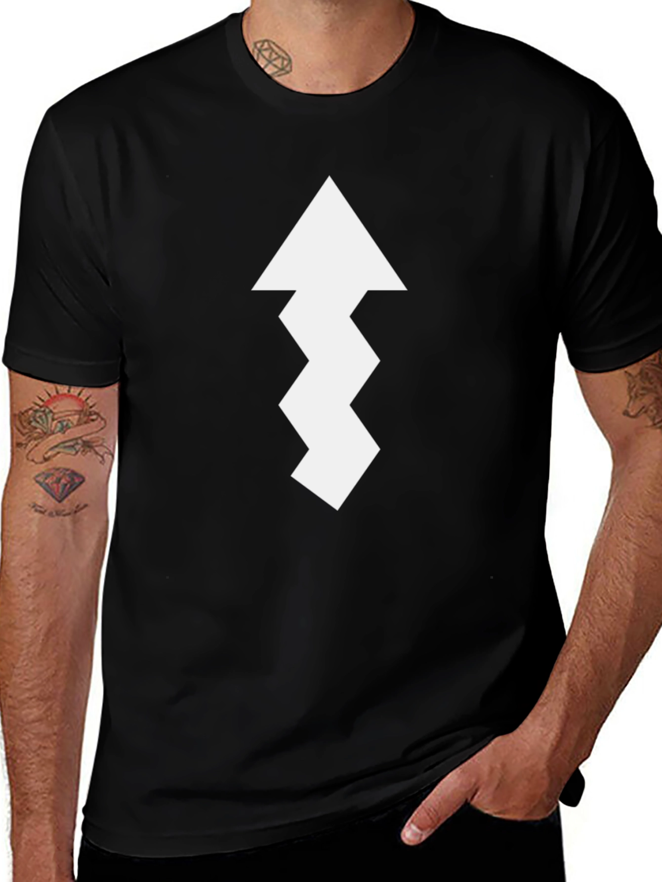 Zigzag Arrow T-Shirt - Unique Graphic Tee