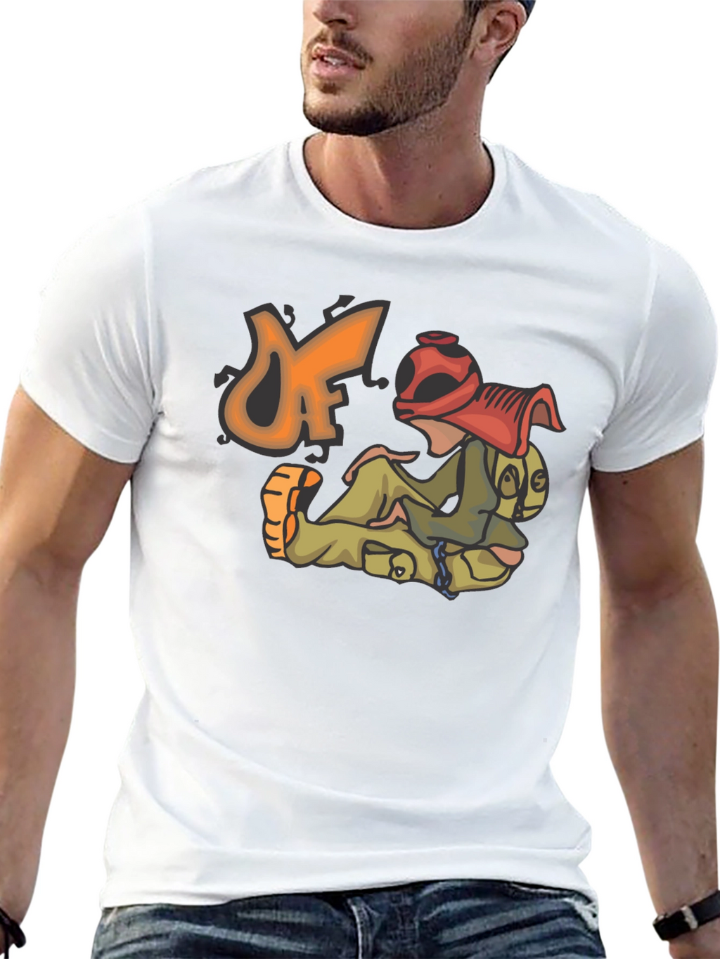 Unique Graphic Print T-Shirt
