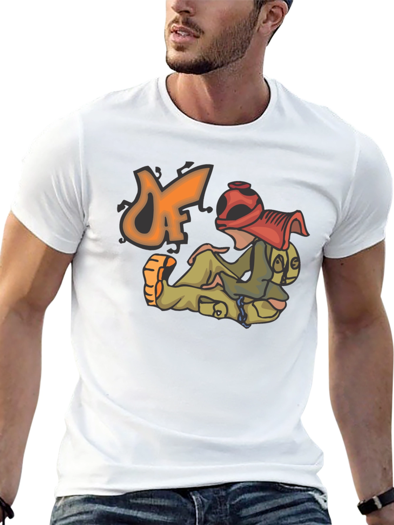 Unique Graphic Print T-Shirt
