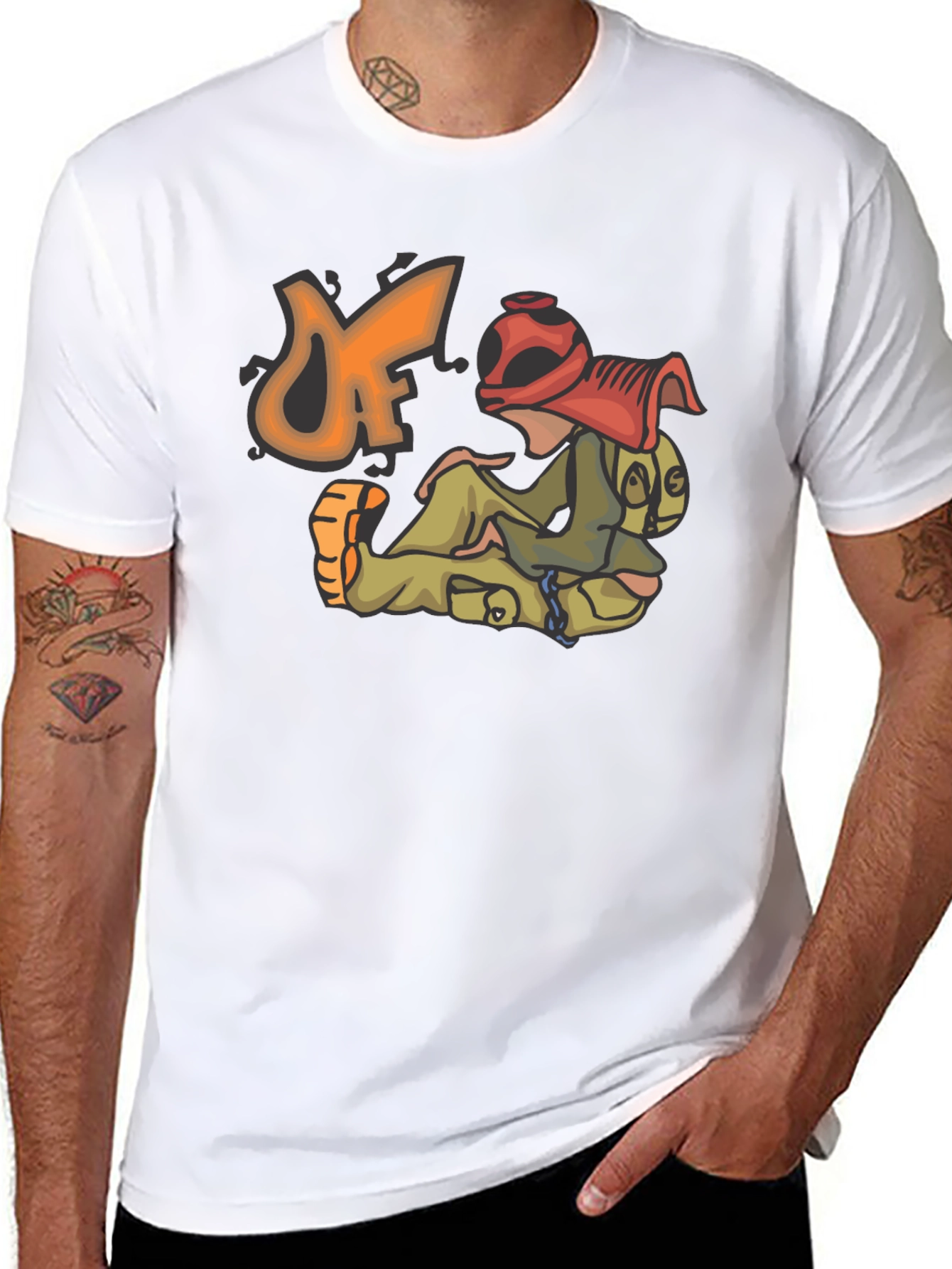 Unique Graphic Print T-Shirt