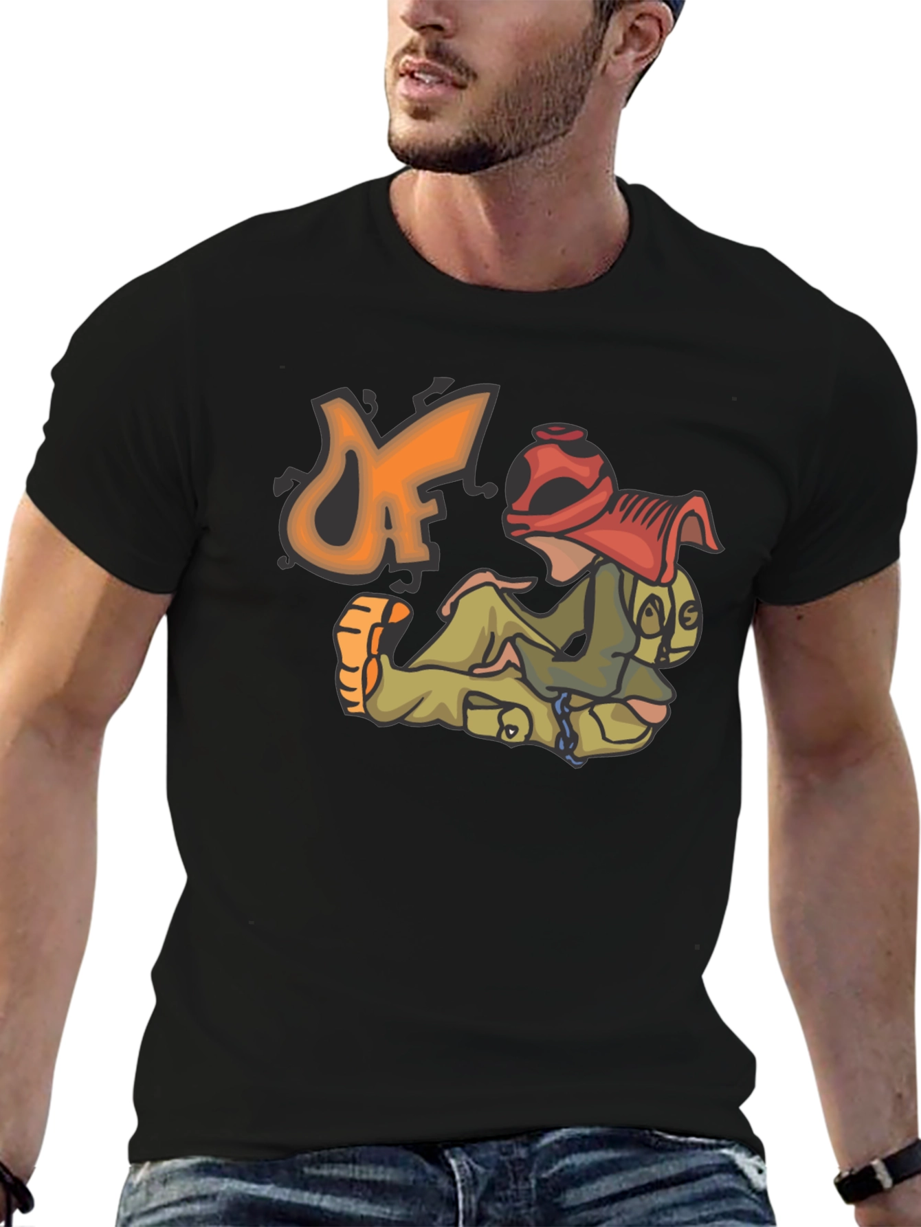 Unique Graphic Print T-Shirt