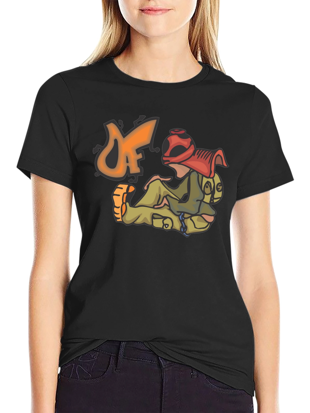 Unique Graphic Print T-Shirt