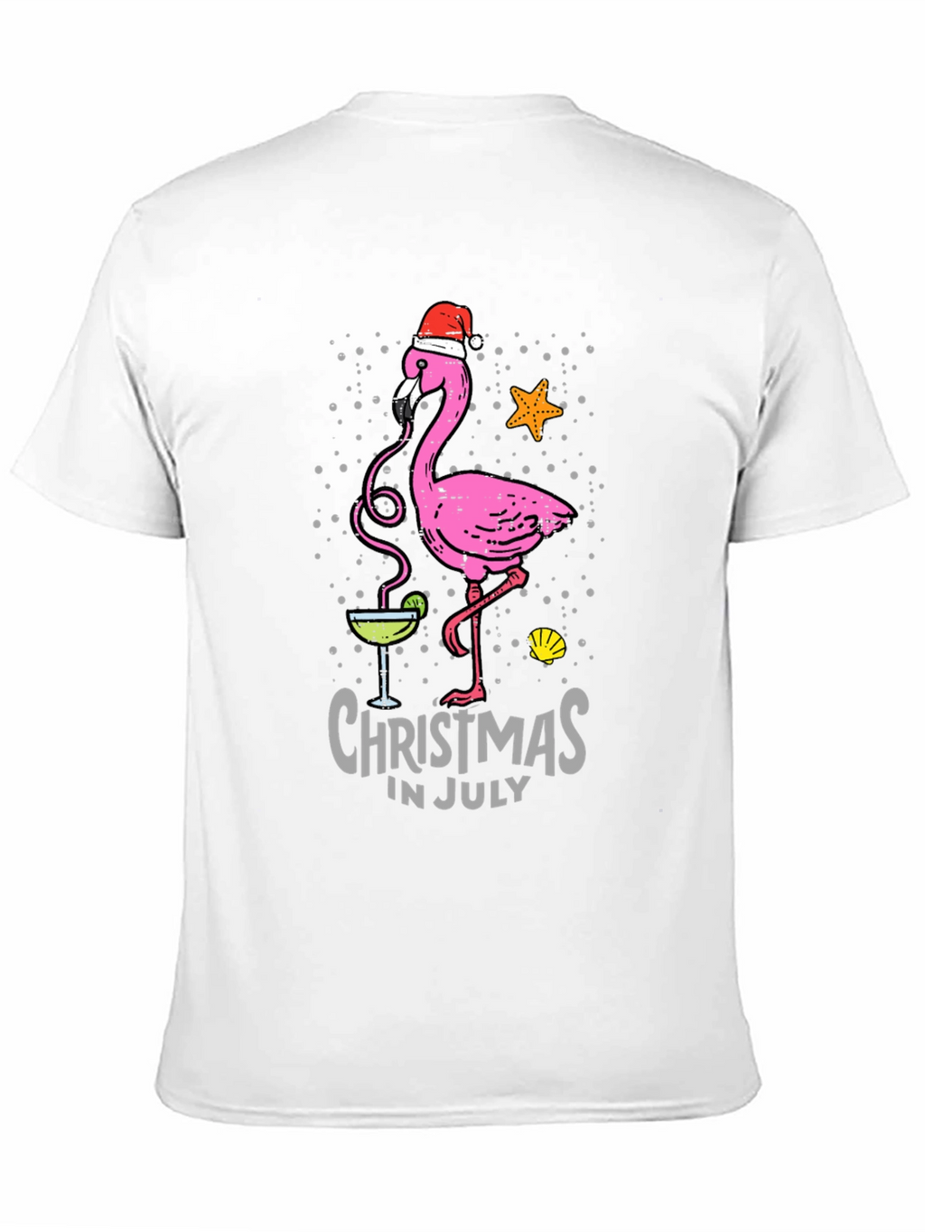 Christmas in July Flamingo T-Shirt