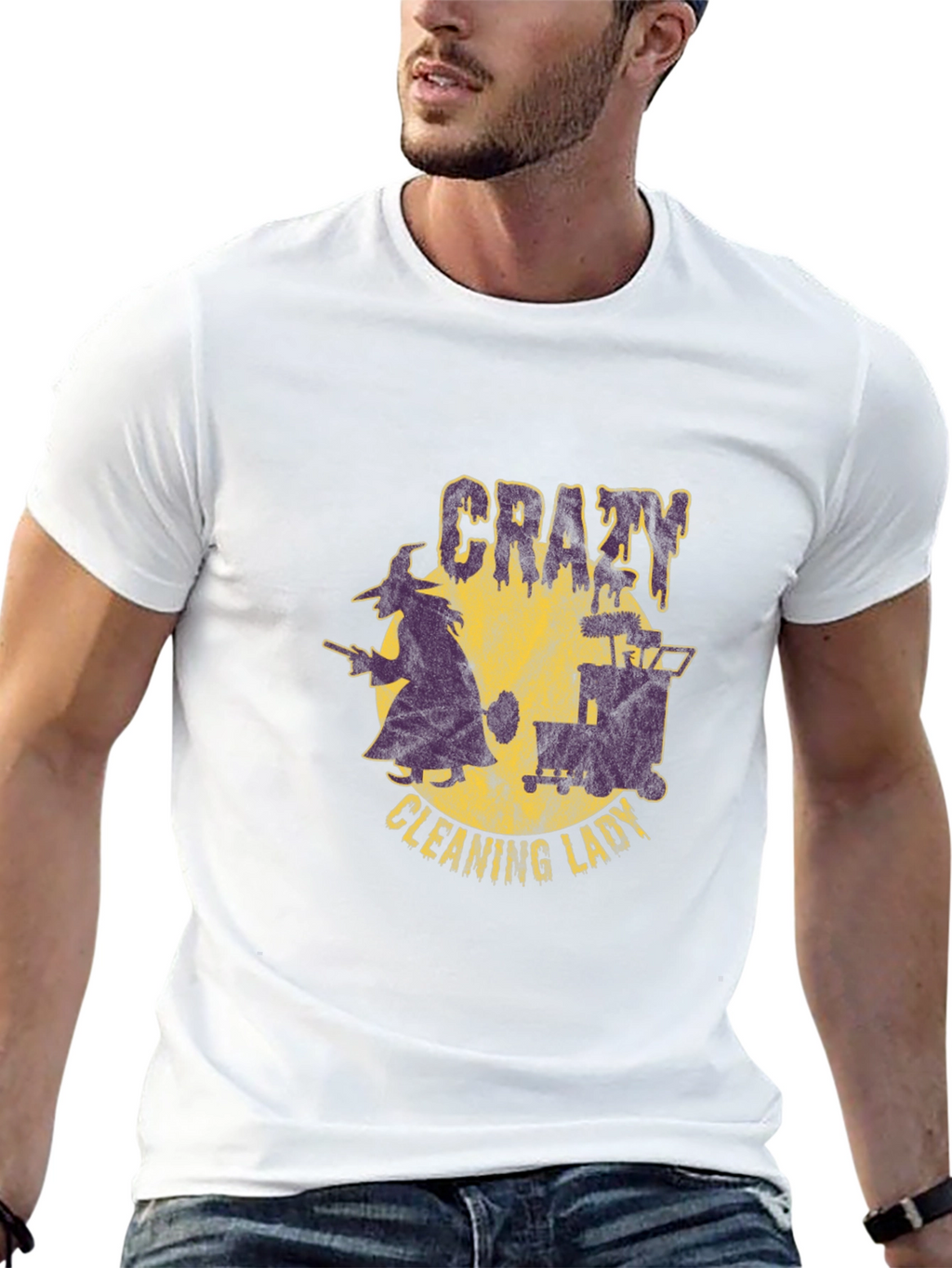 Crazy Cleaning Lady T-Shirt