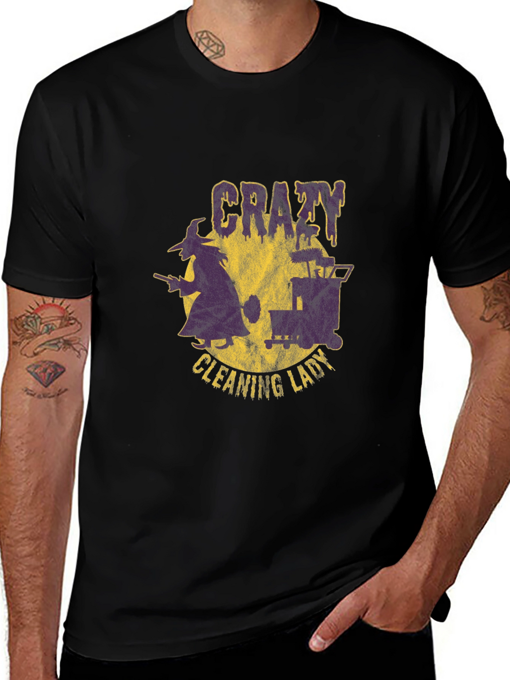 Crazy Cleaning Lady T-Shirt