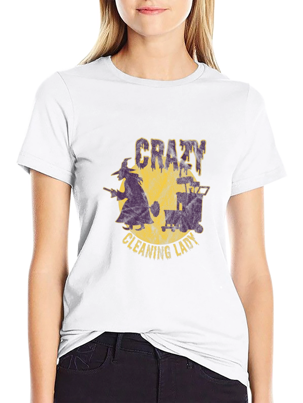 Crazy Cleaning Lady T-Shirt