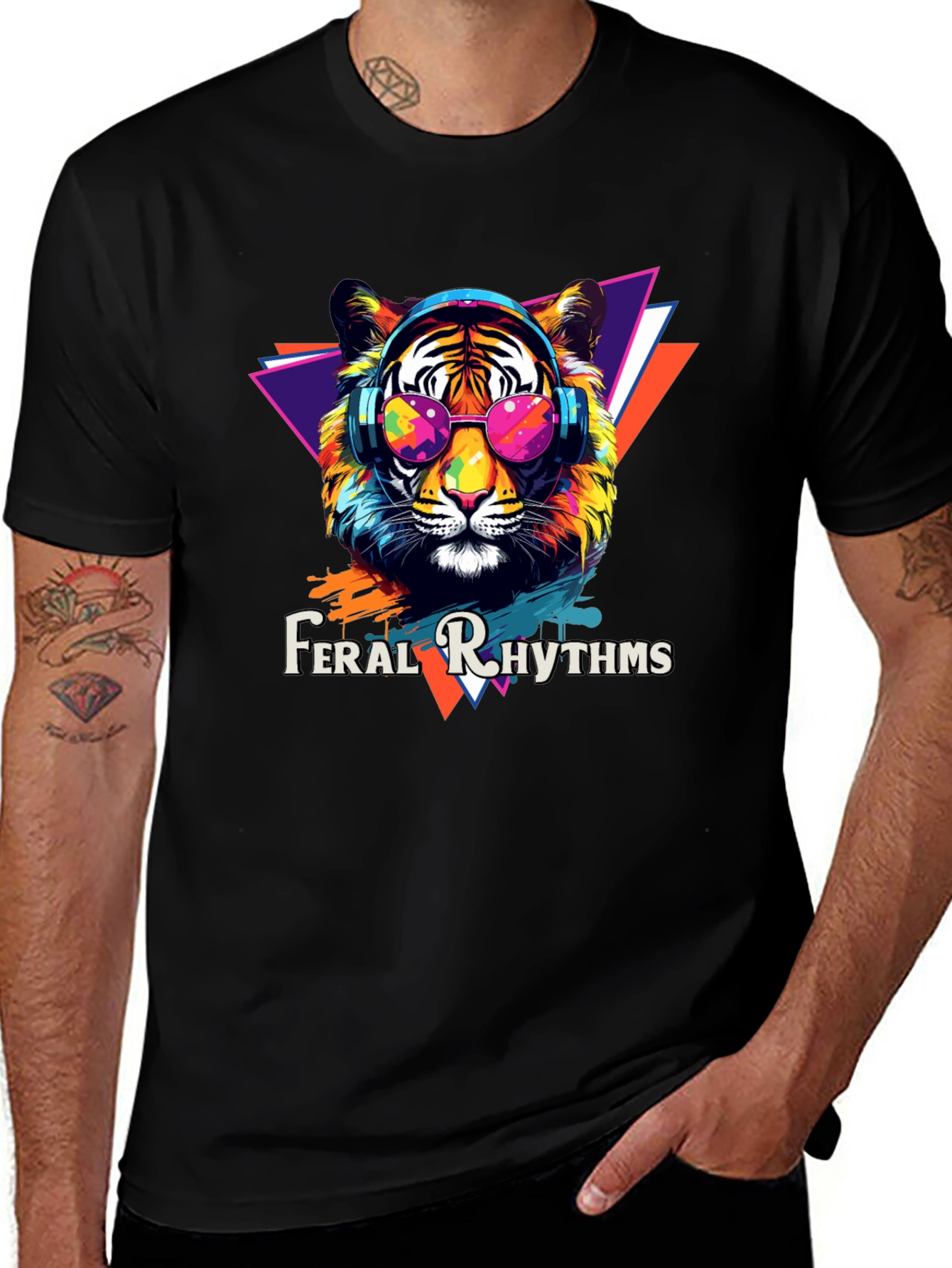 Feral Rhythms Tiger Graphic Tee