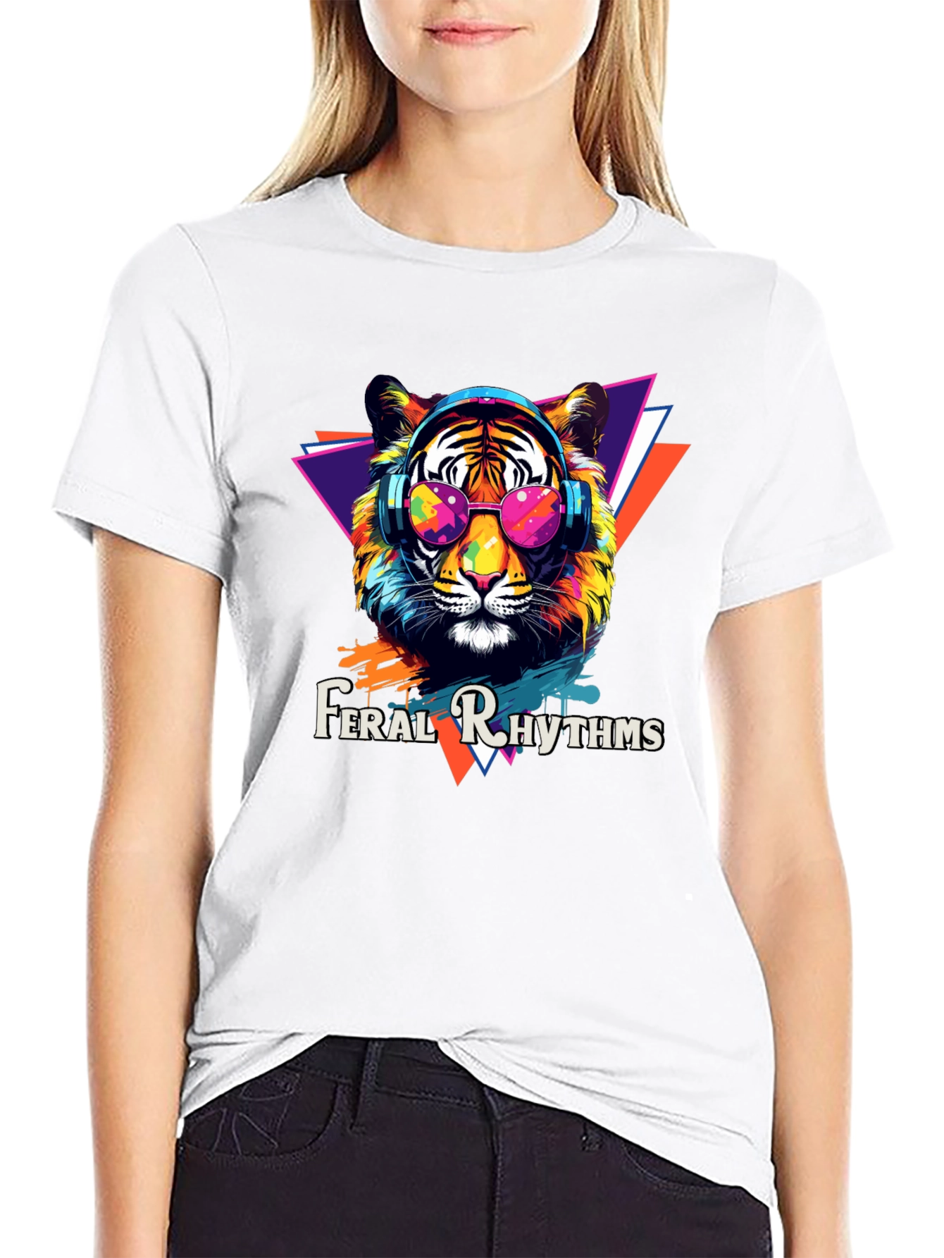 Feral Rhythms Tiger Graphic Tee