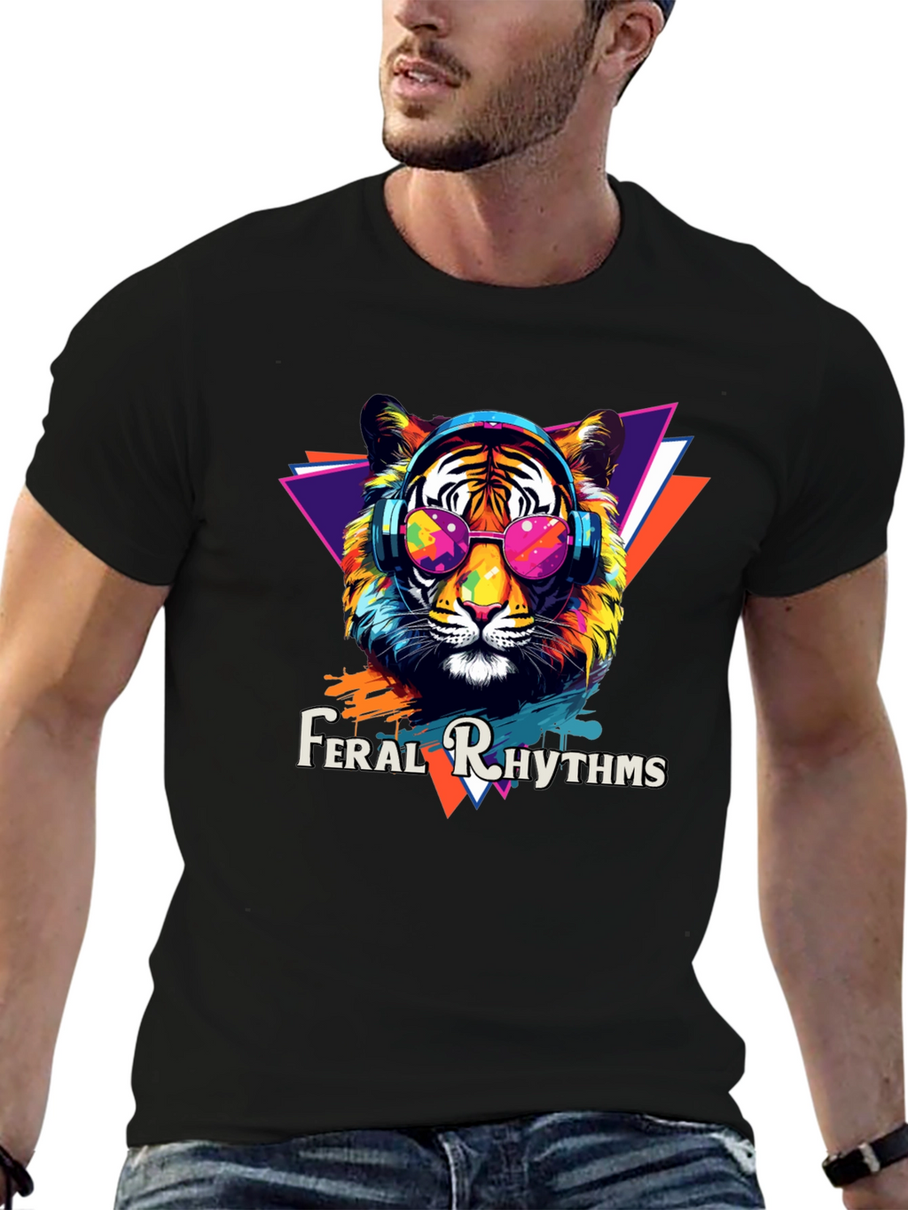 Feral Rhythms Tiger Graphic Tee