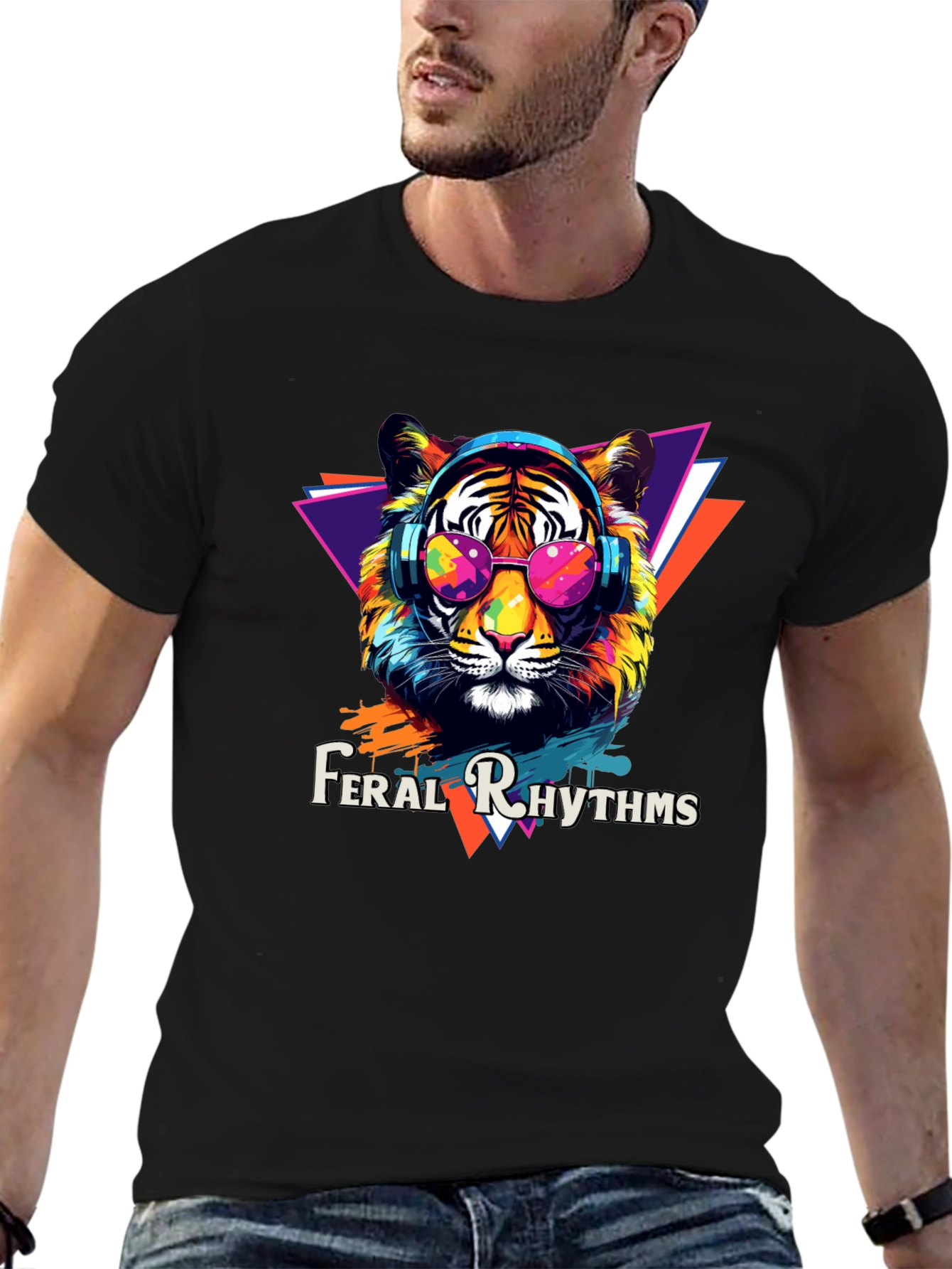 Feral Rhythms Tiger Graphic Tee