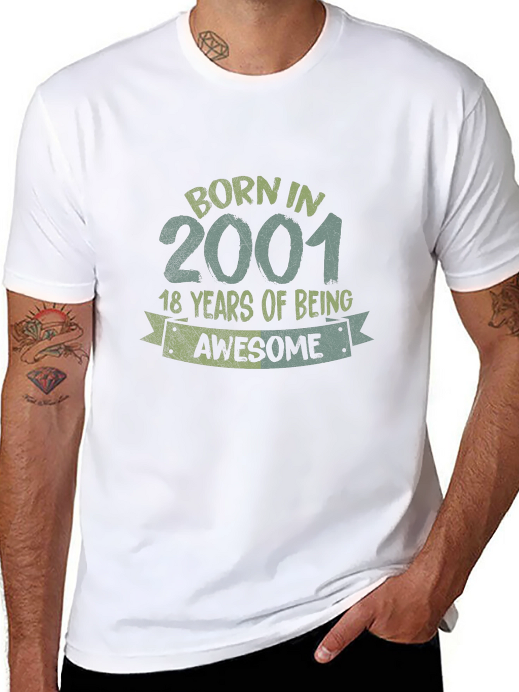 Born in 2001 Awesome Tee