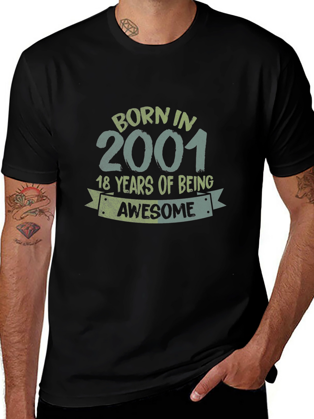 Born in 2001 Awesome Tee