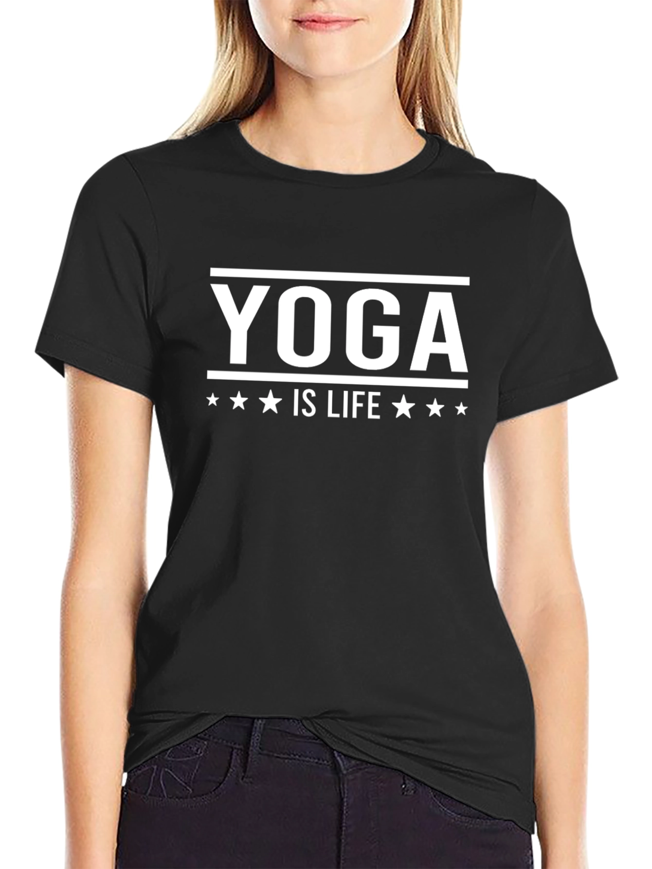 Yoga is Life Graphic Tee - Soft Cotton Blend Unisex Fit