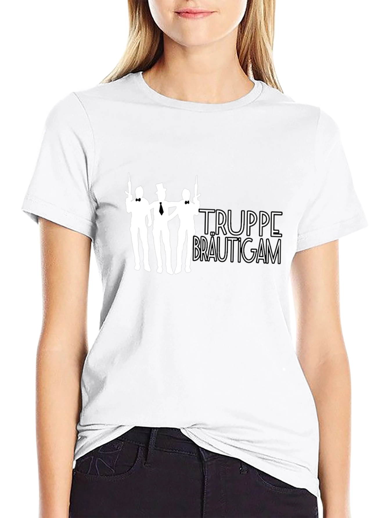 Funny Bachelor Party T-Shirt: Truppe Bräutigam Design