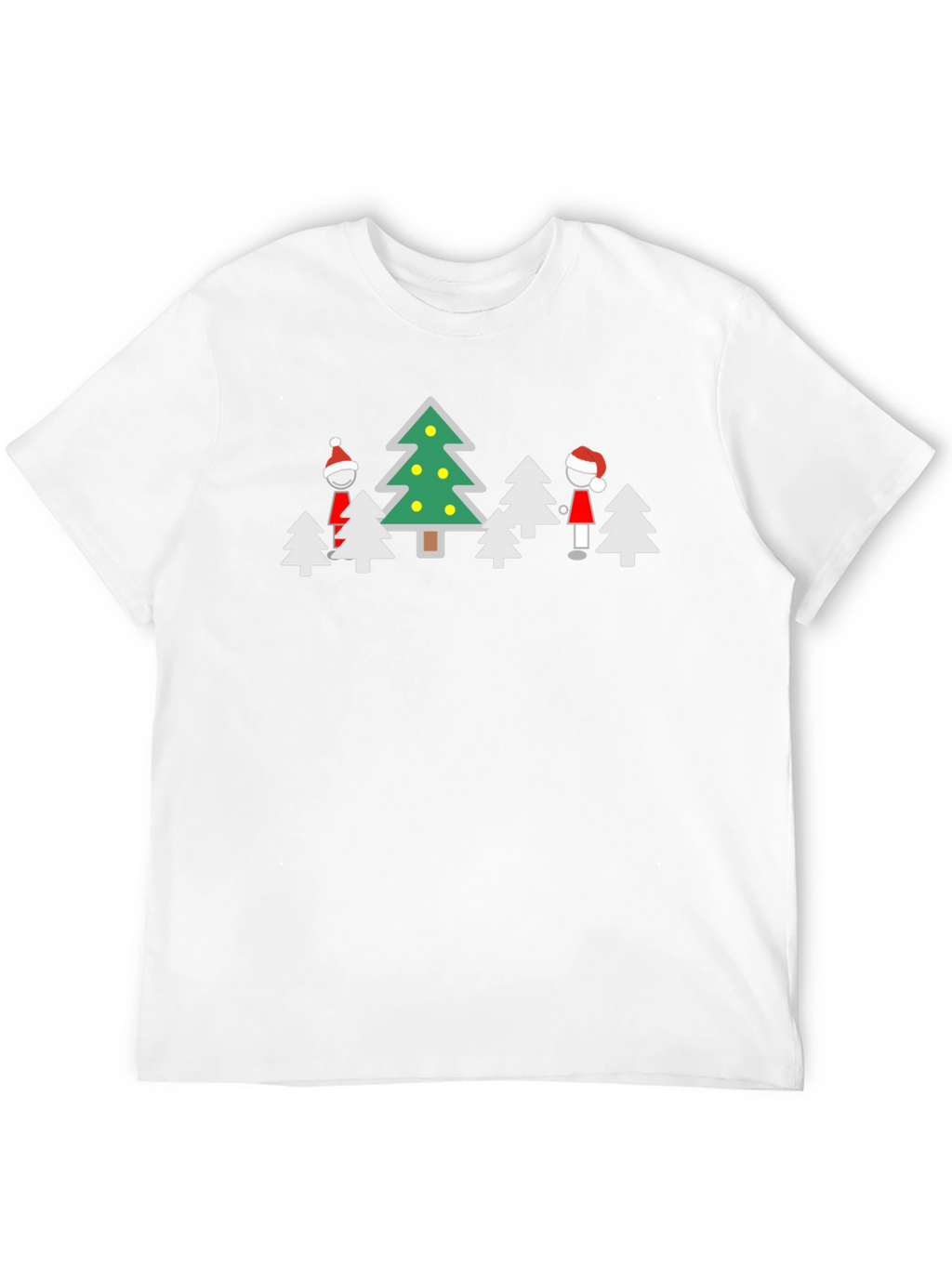 Christmas Tree Crew Neck T-Shirt