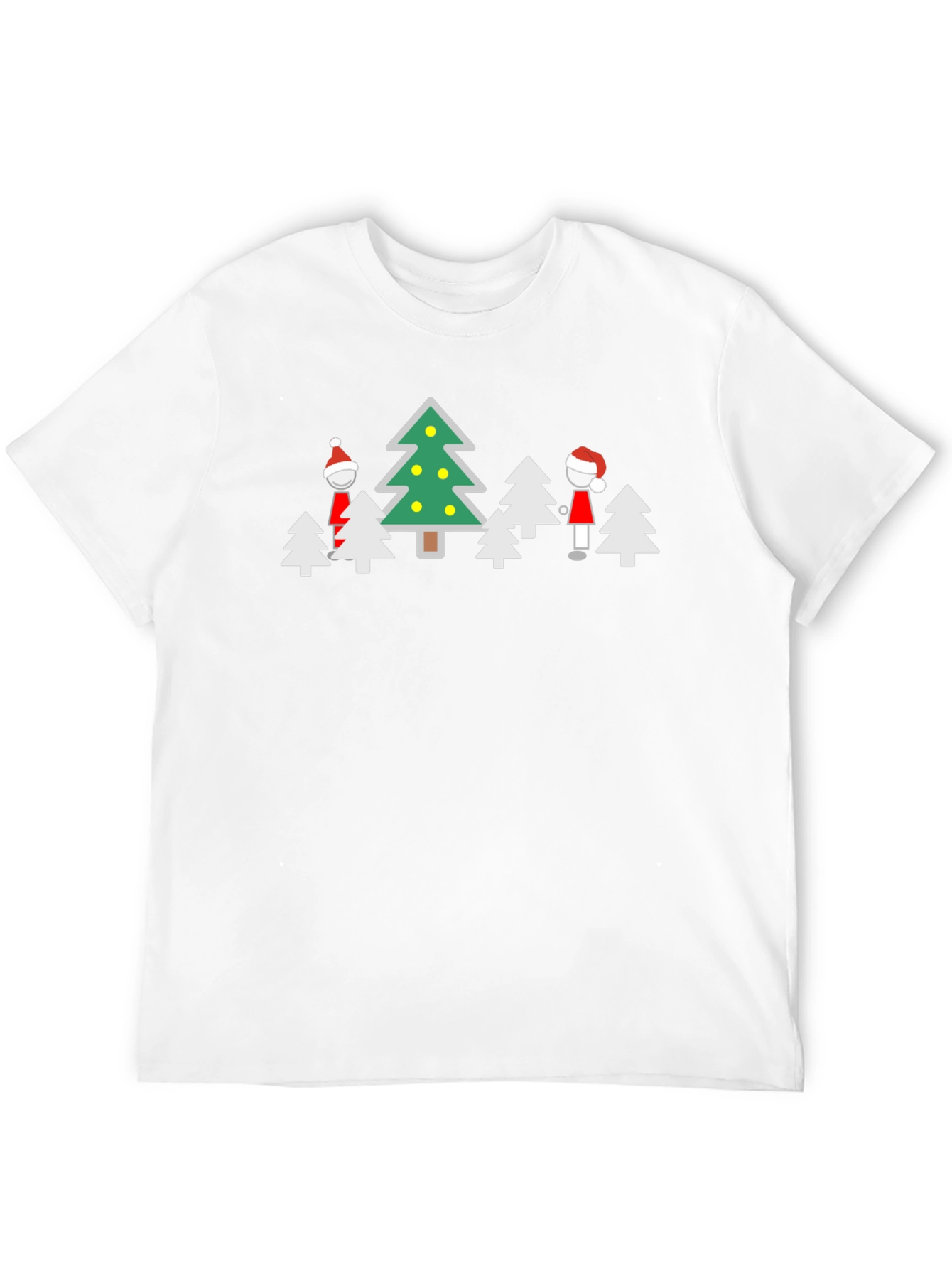 Christmas Tree Crew Neck T-Shirt