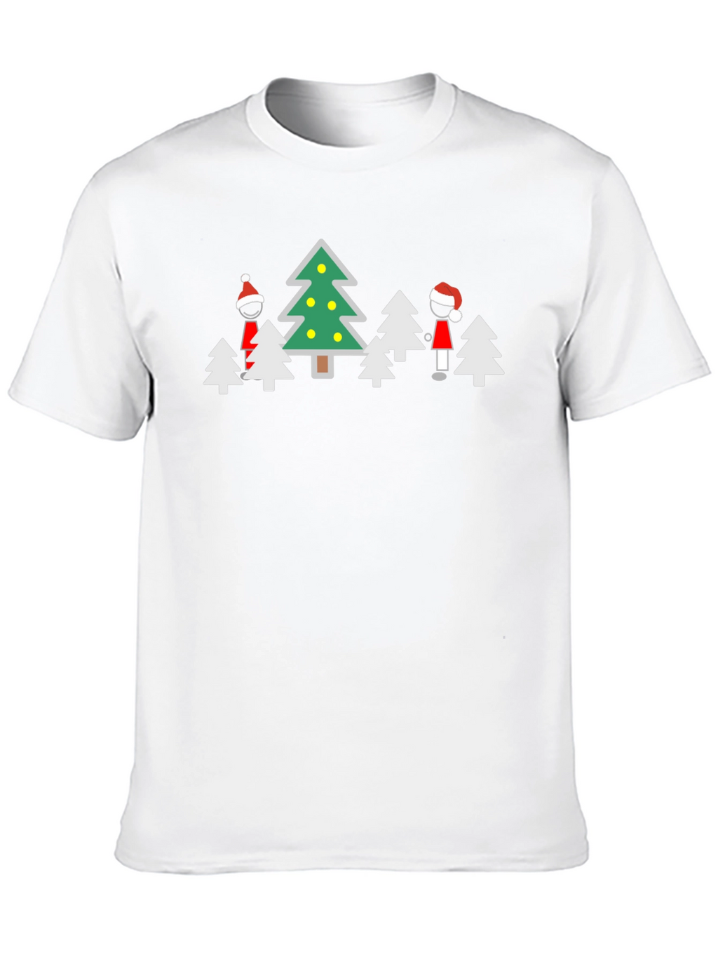 Christmas Tree Crew Neck T-Shirt