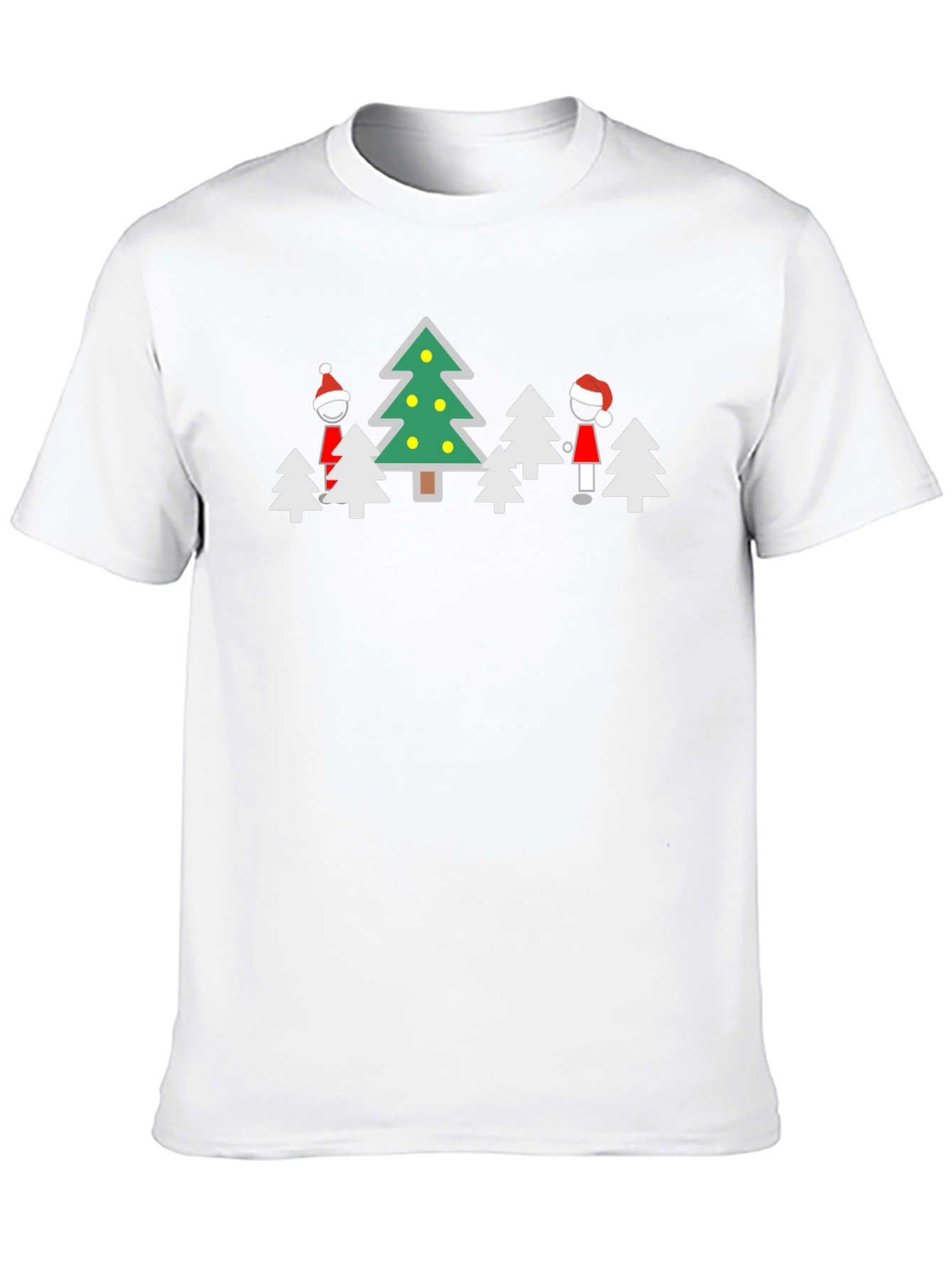 Christmas Tree Crew Neck T-Shirt