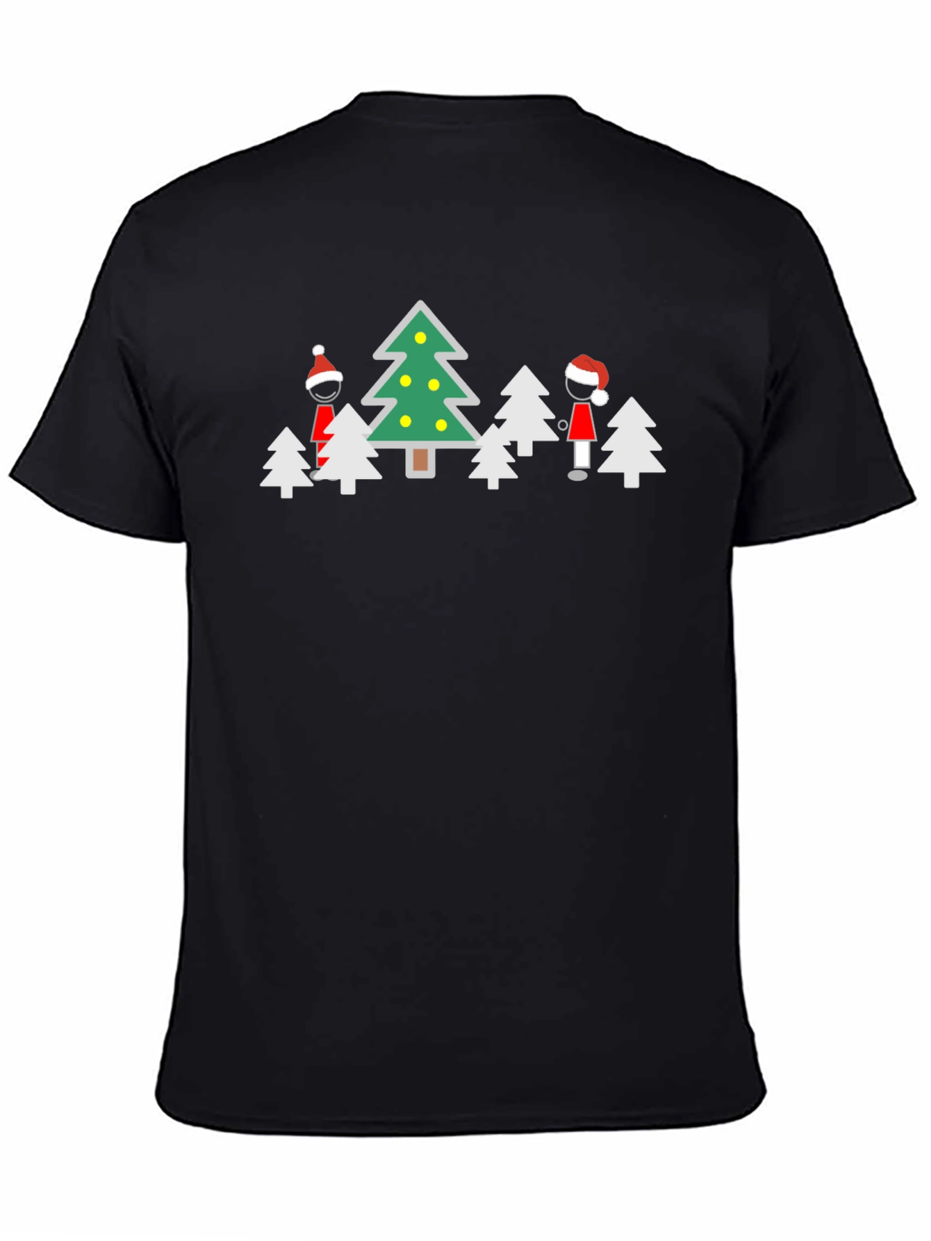 Christmas Tree Crew Neck T-Shirt