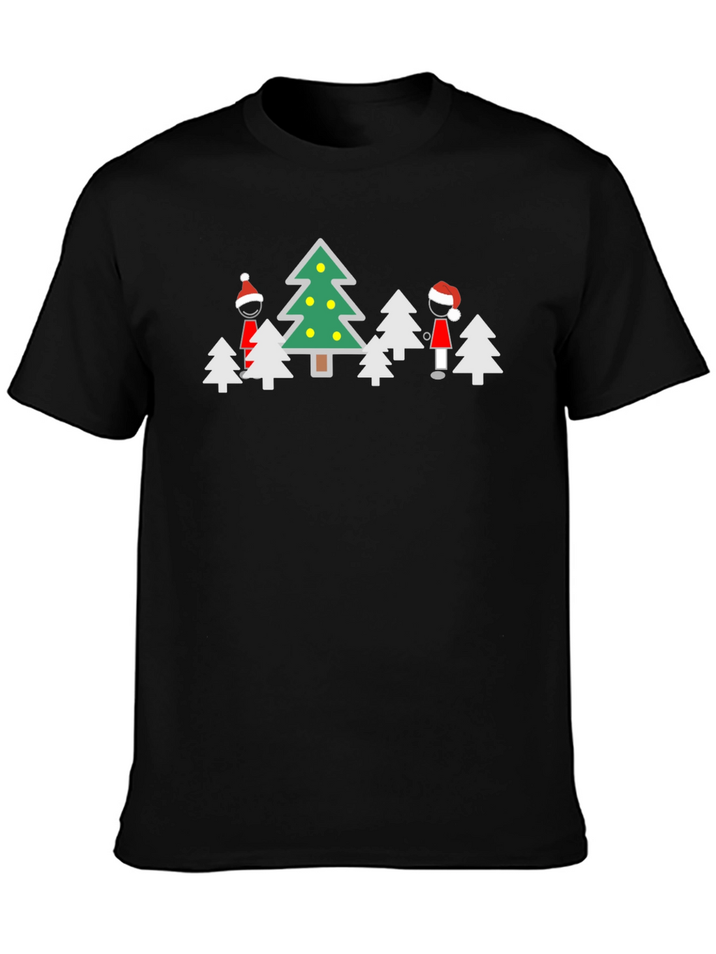 Christmas Tree Crew Neck T-Shirt