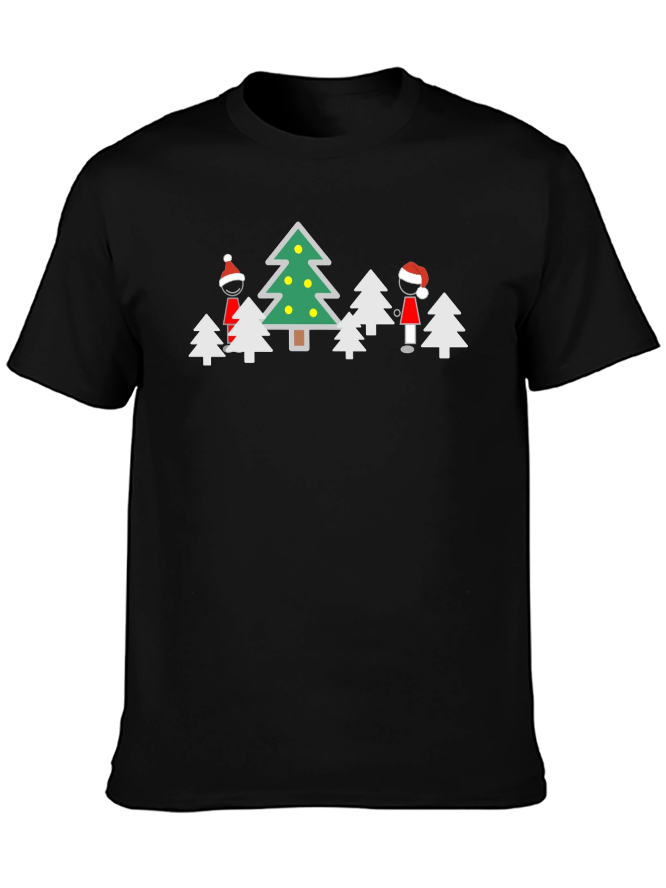 Christmas Tree Crew Neck T-Shirt