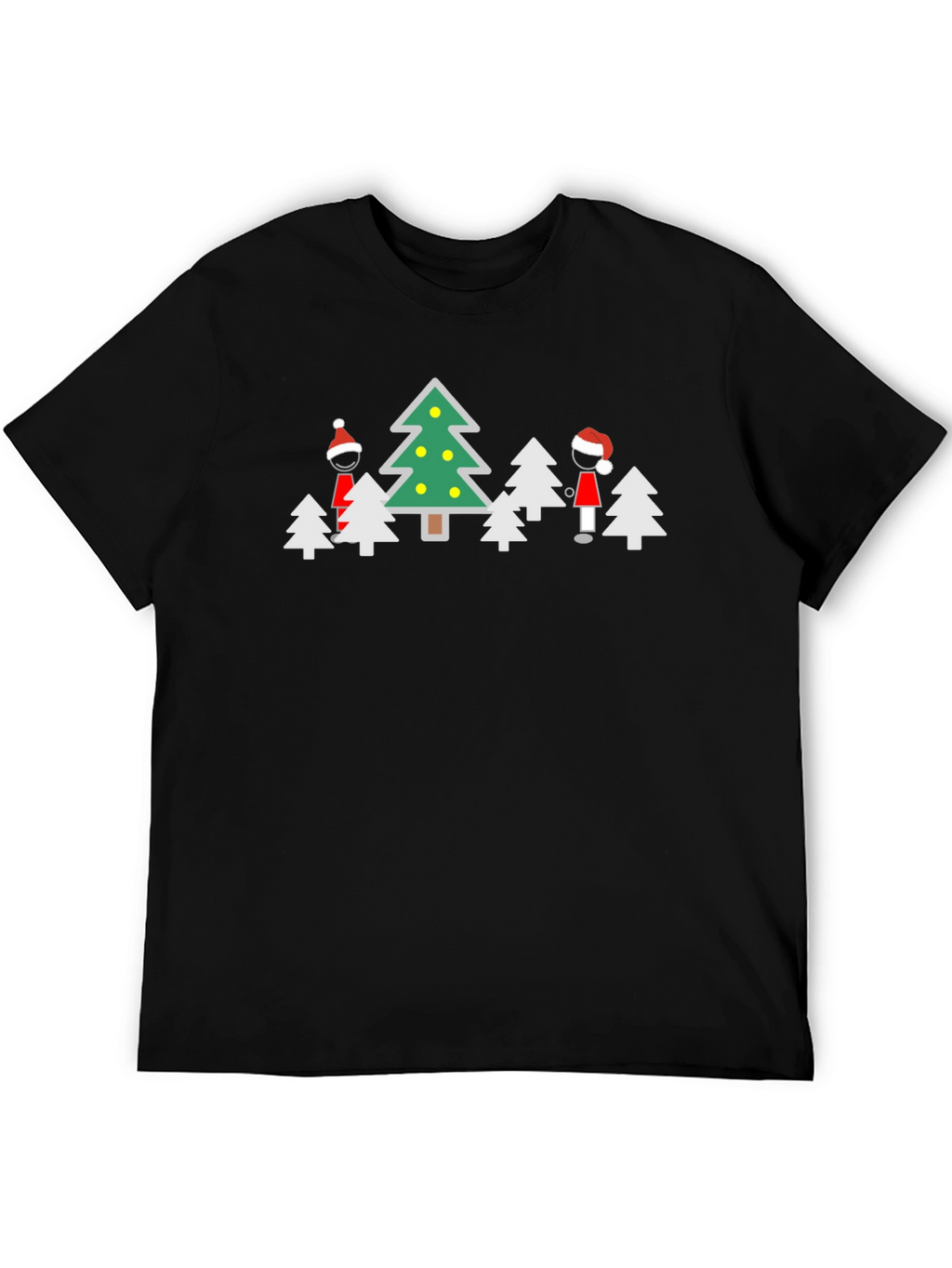 Christmas Tree Crew Neck T-Shirt