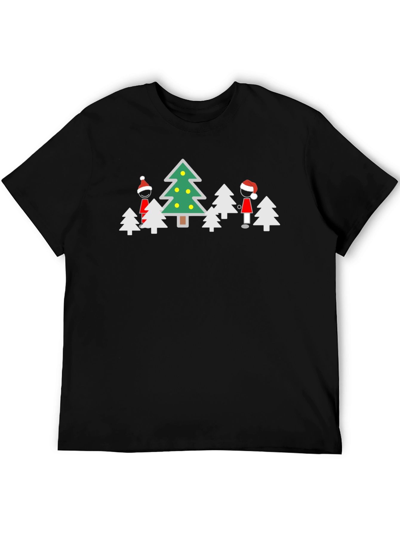 Christmas Tree Crew Neck T-Shirt