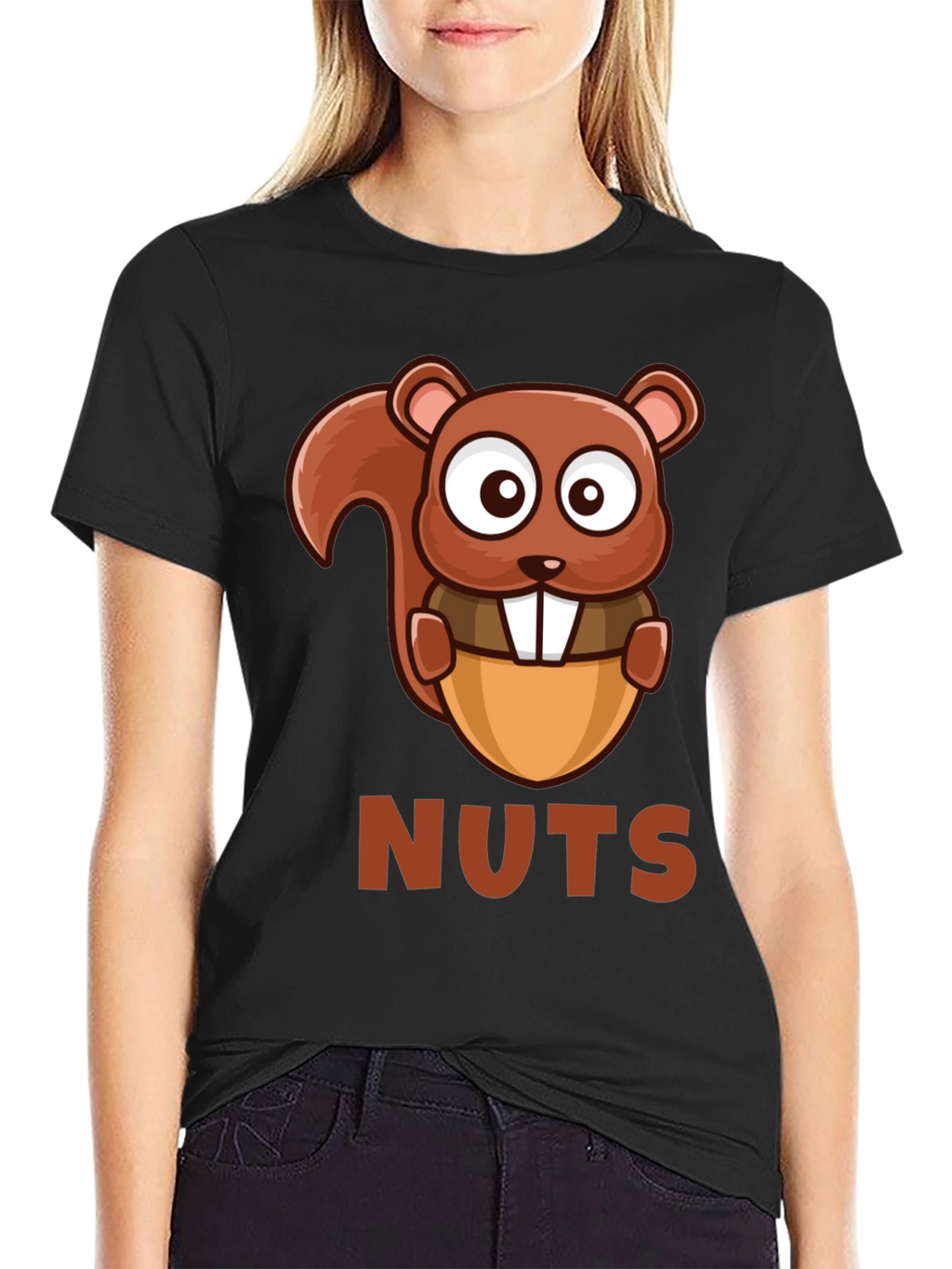 Funny Squirrel NUTS T-Shirt - Cartoon Animal Tee