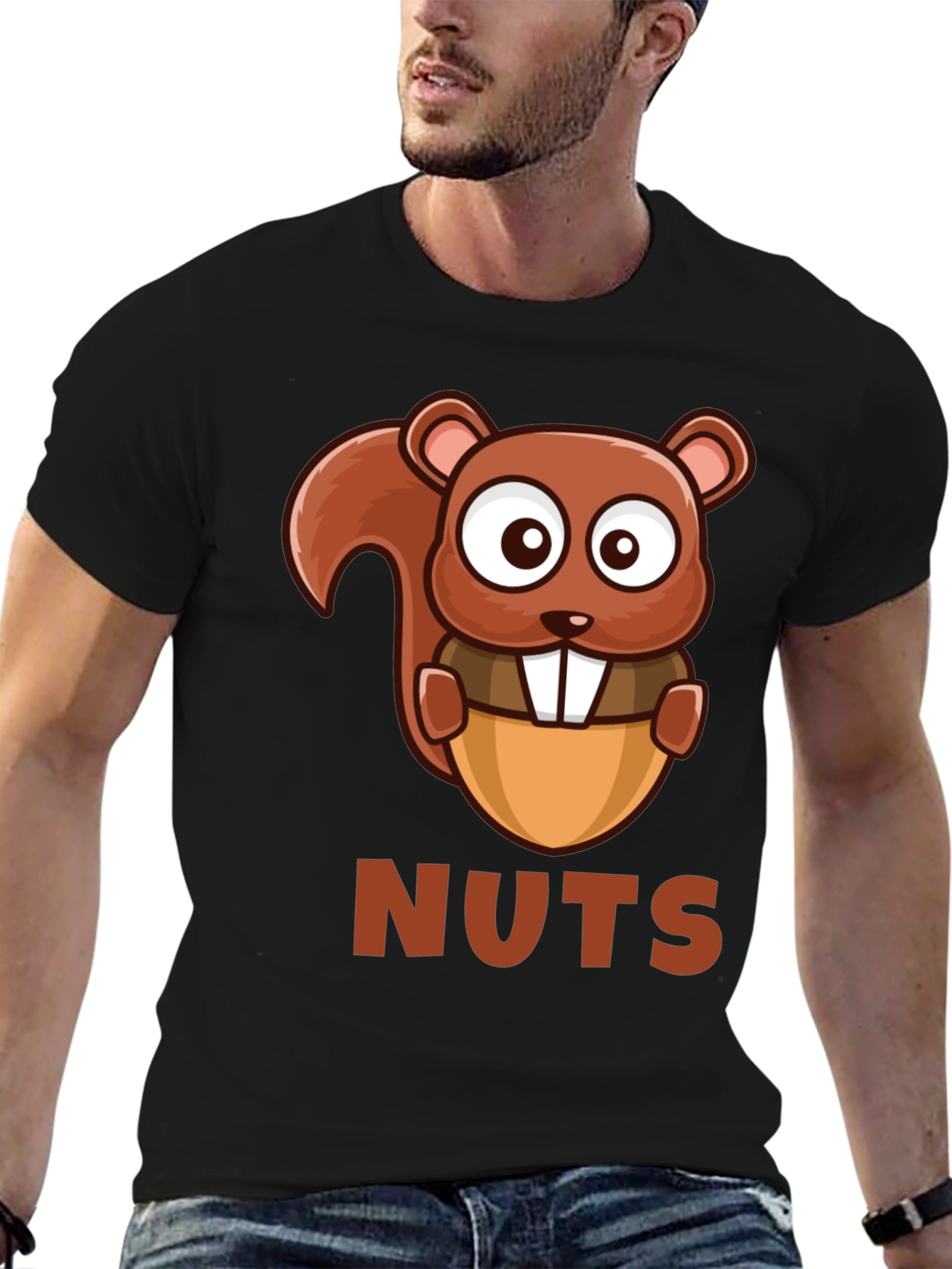 Funny Squirrel NUTS T-Shirt - Cartoon Animal Tee