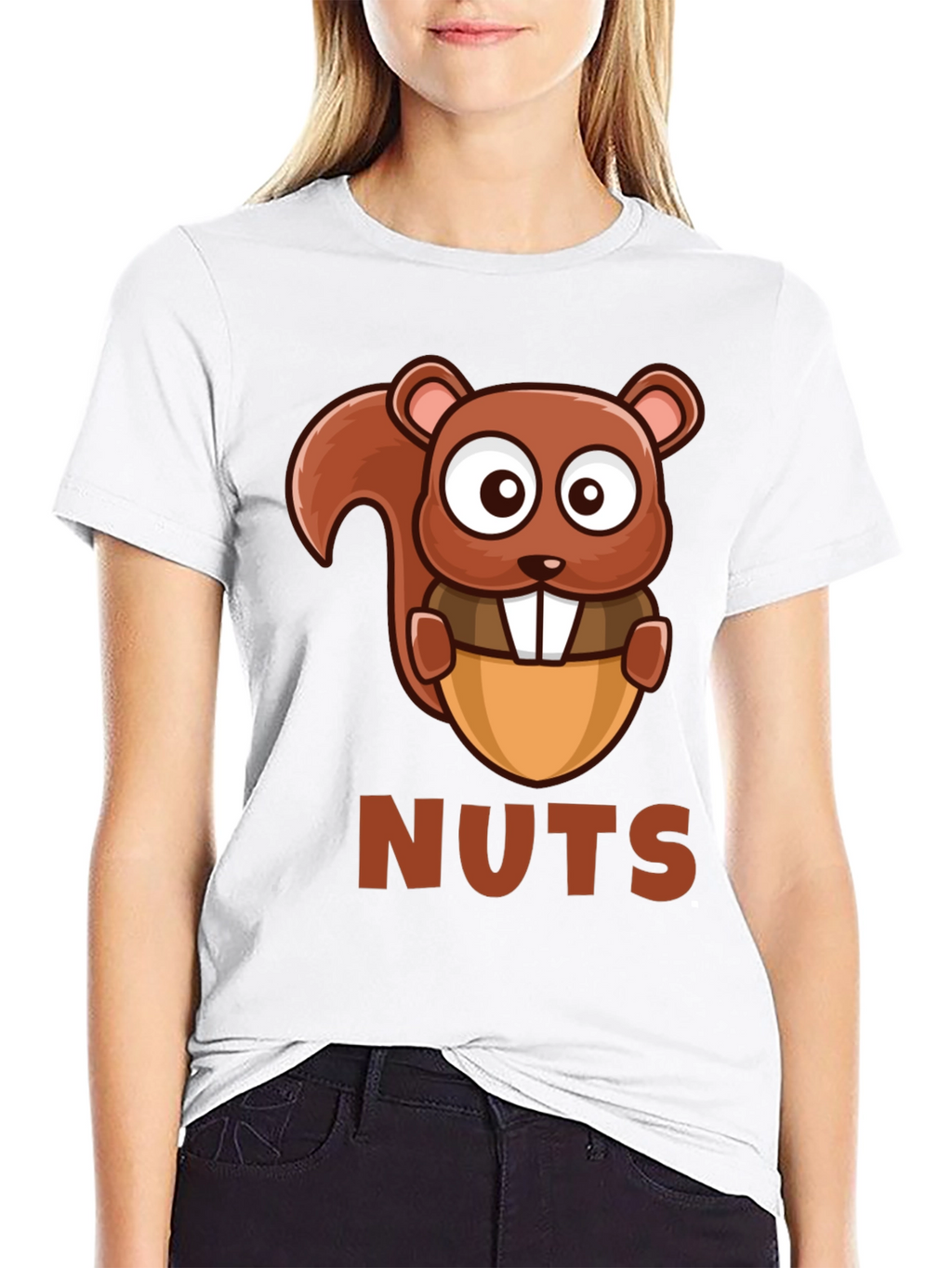 Funny Squirrel NUTS T-Shirt - Cartoon Animal Tee