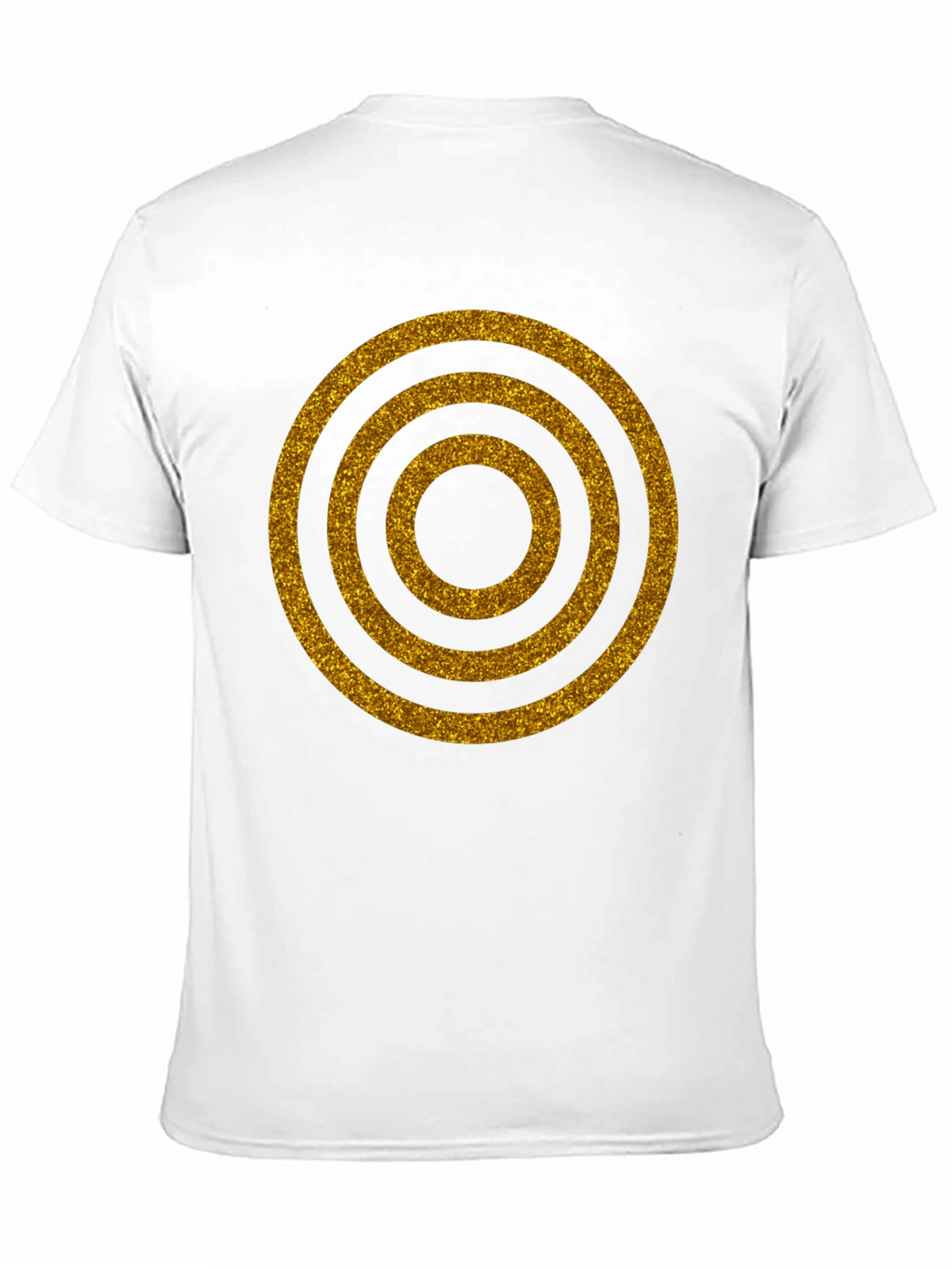 Golden Rings Graphic Black T-Shirt