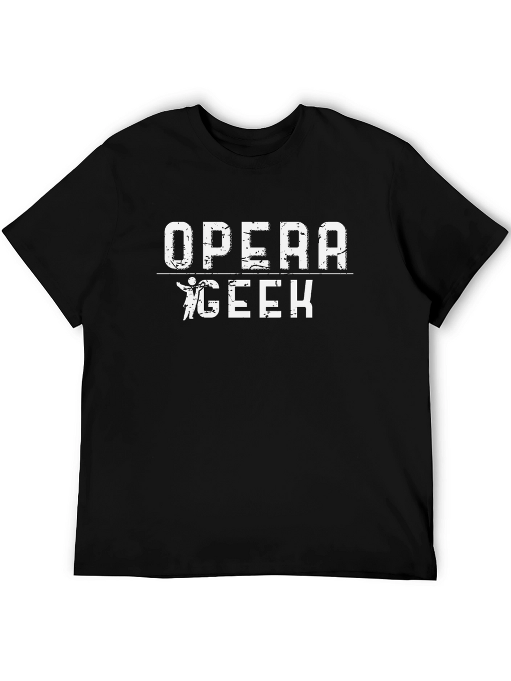 Opera Geek Graphic T-Shirt - Black