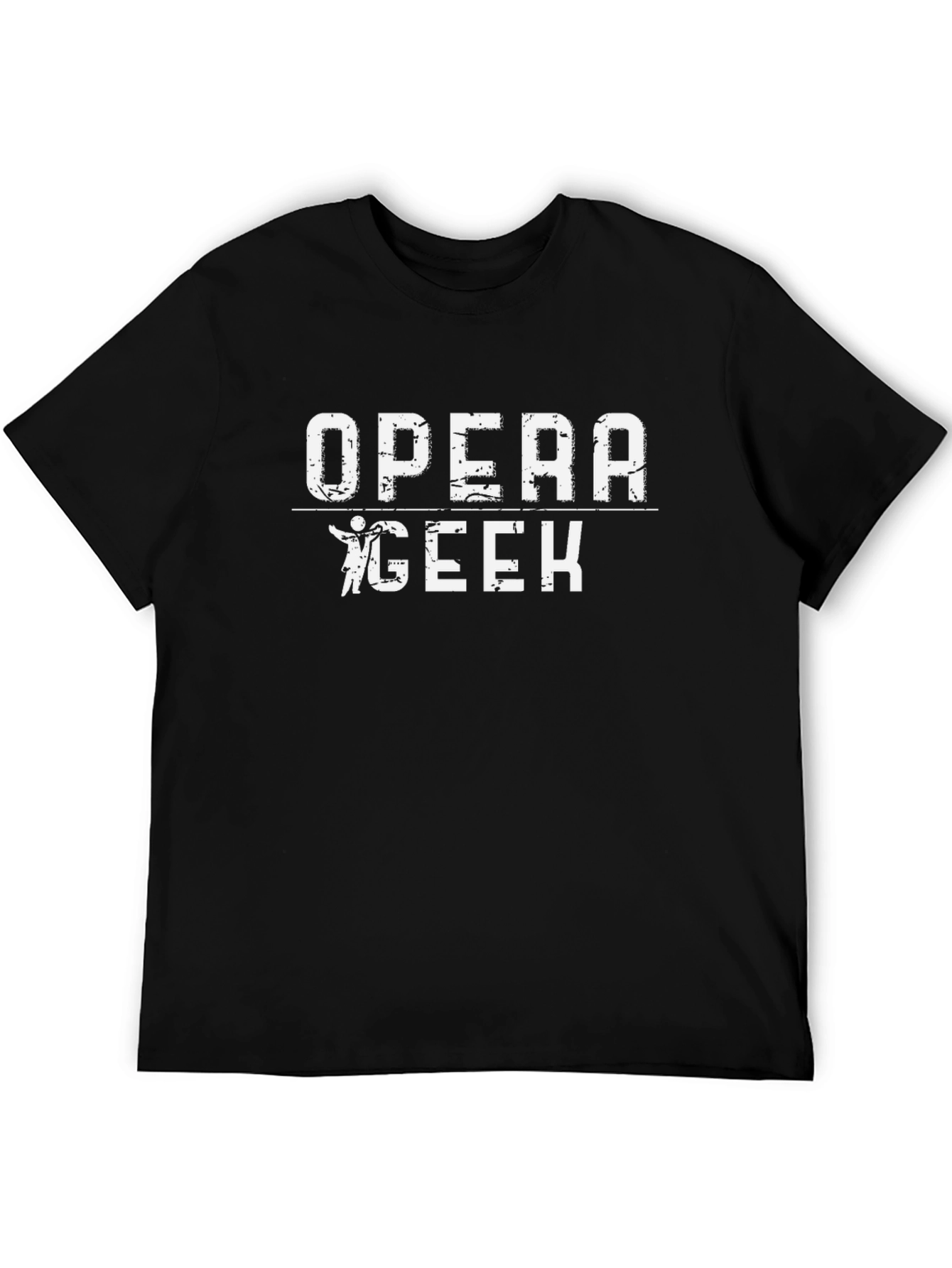 Opera Geek Graphic T-Shirt - Black