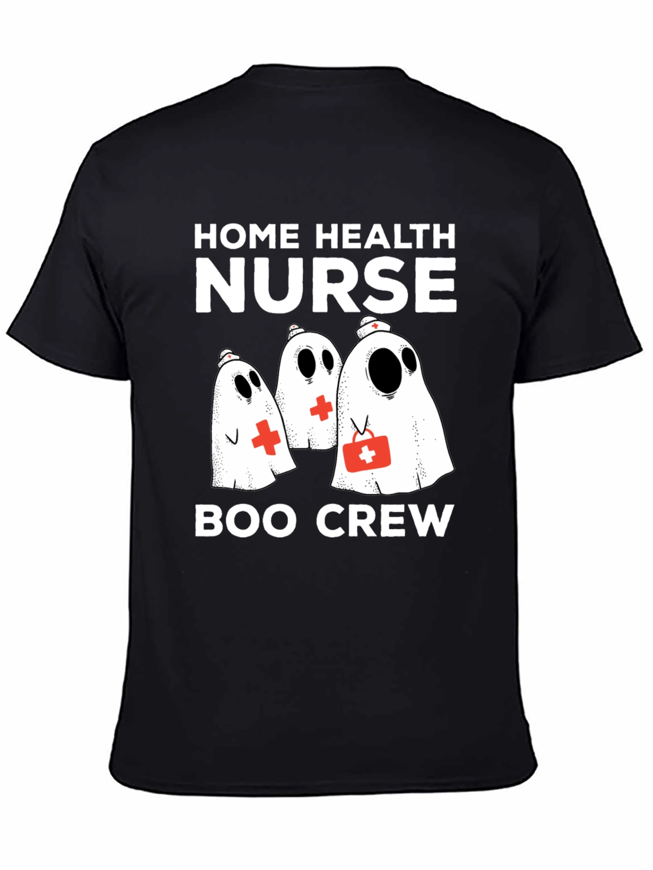 Home Health Nurse Boo Crew T-Shirt
