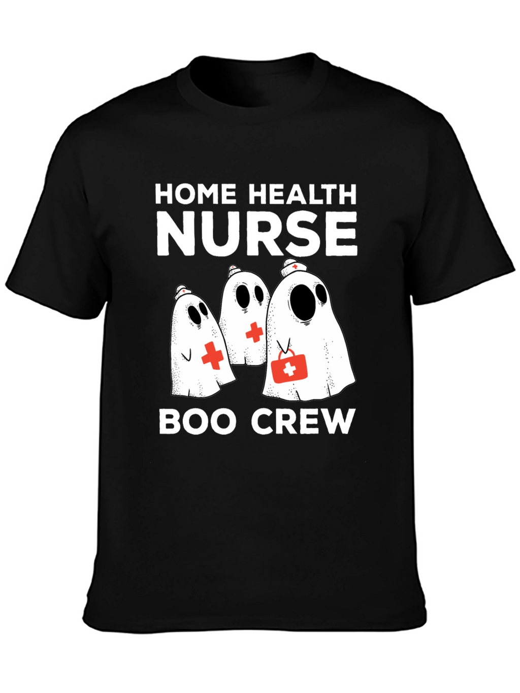 Home Health Nurse Boo Crew T-Shirt