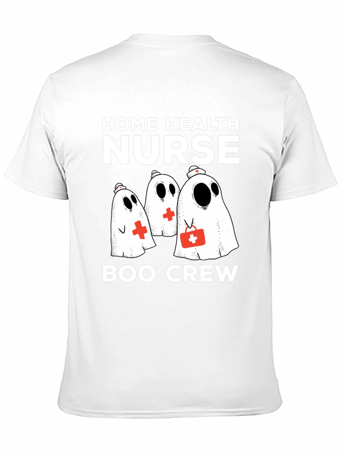 Home Health Nurse Boo Crew T-Shirt