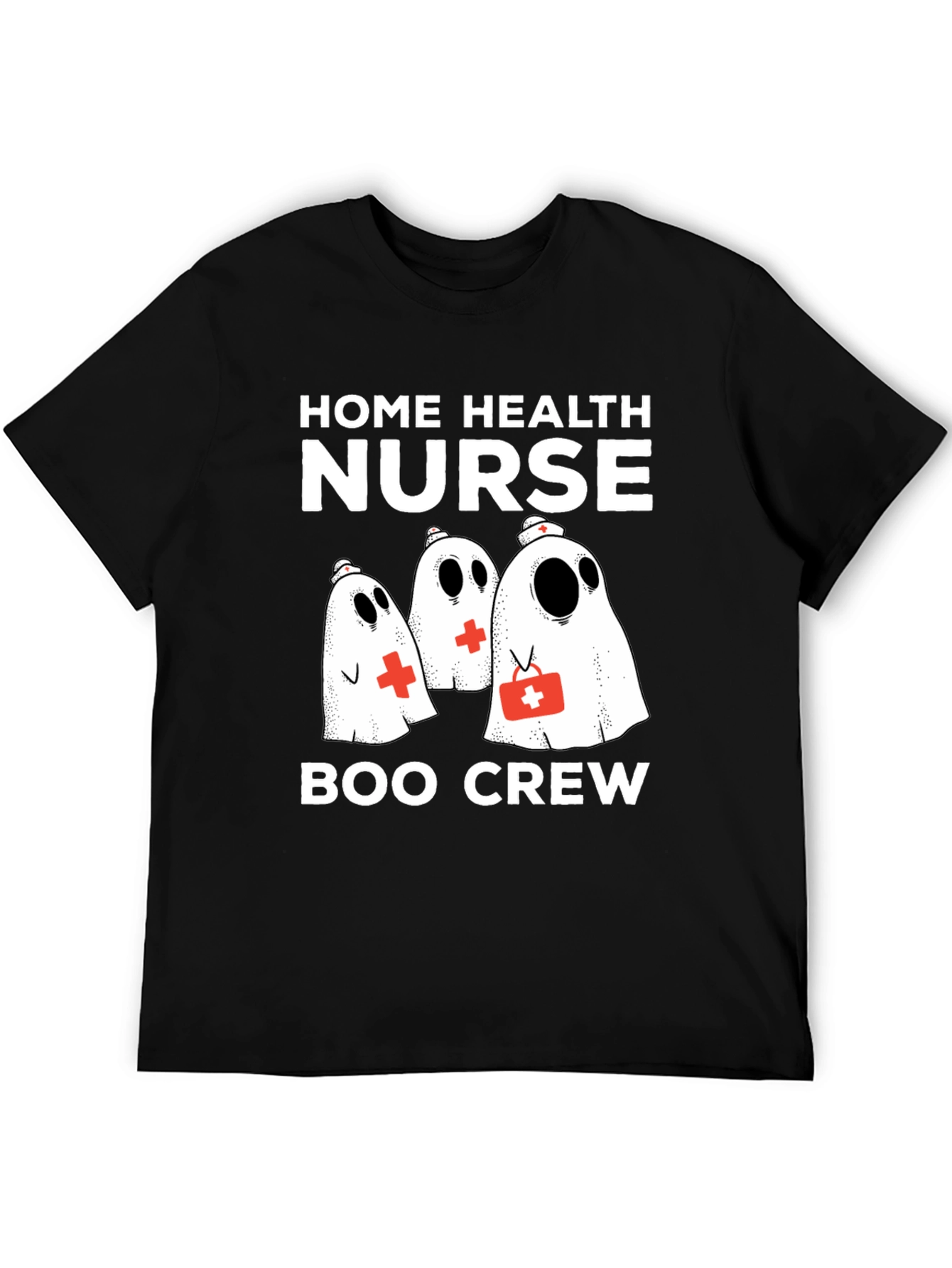 Home Health Nurse Boo Crew T-Shirt