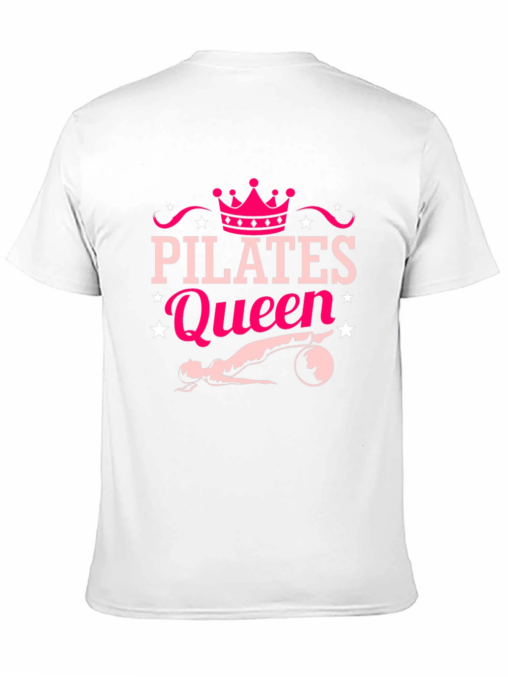 Pilates Queen Black T-Shirt Fitness Workout
