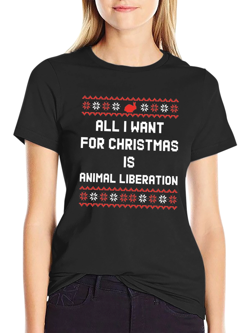 Animal Liberation Christmas T-Shirt