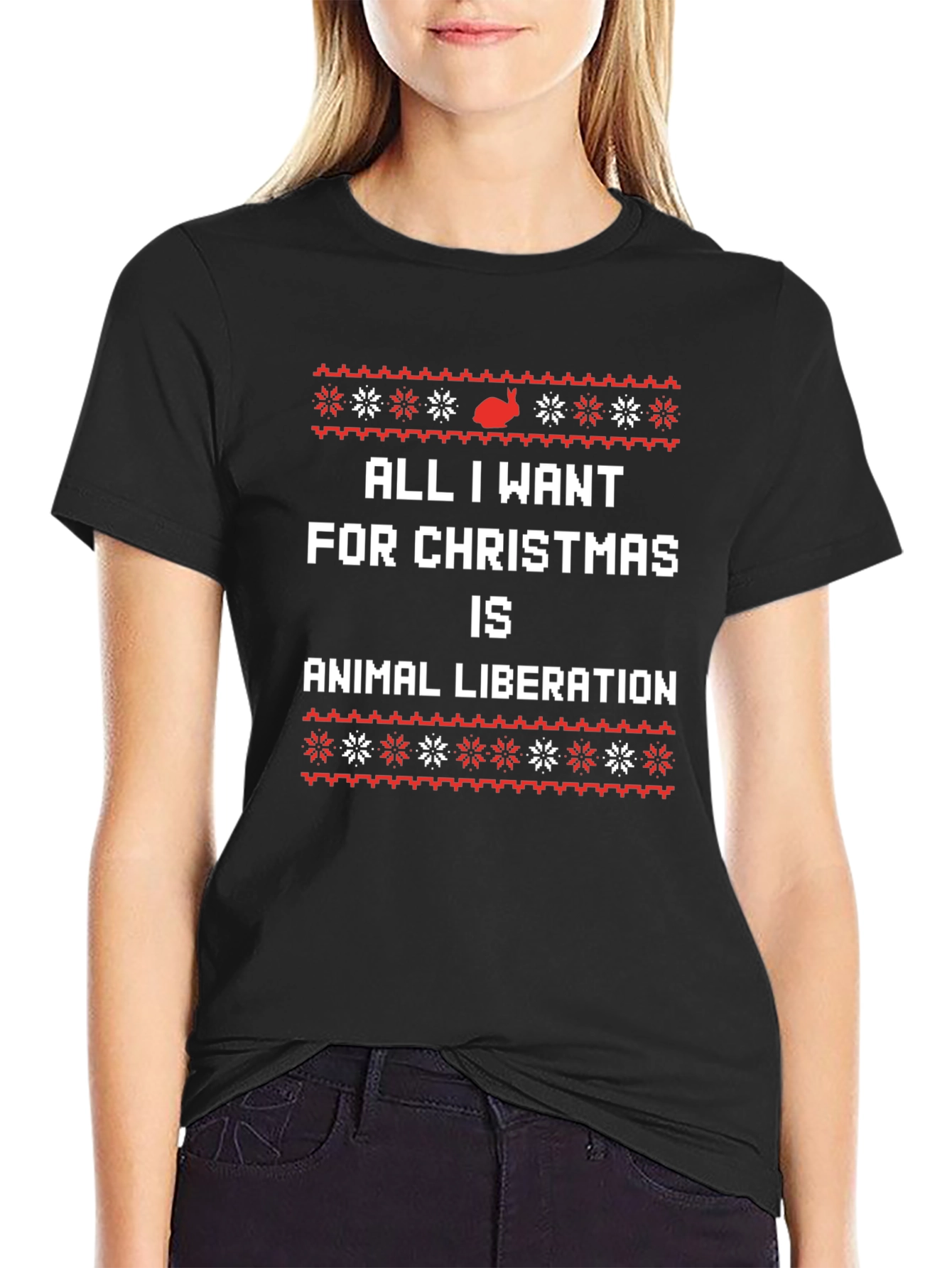 Animal Liberation Christmas T-Shirt