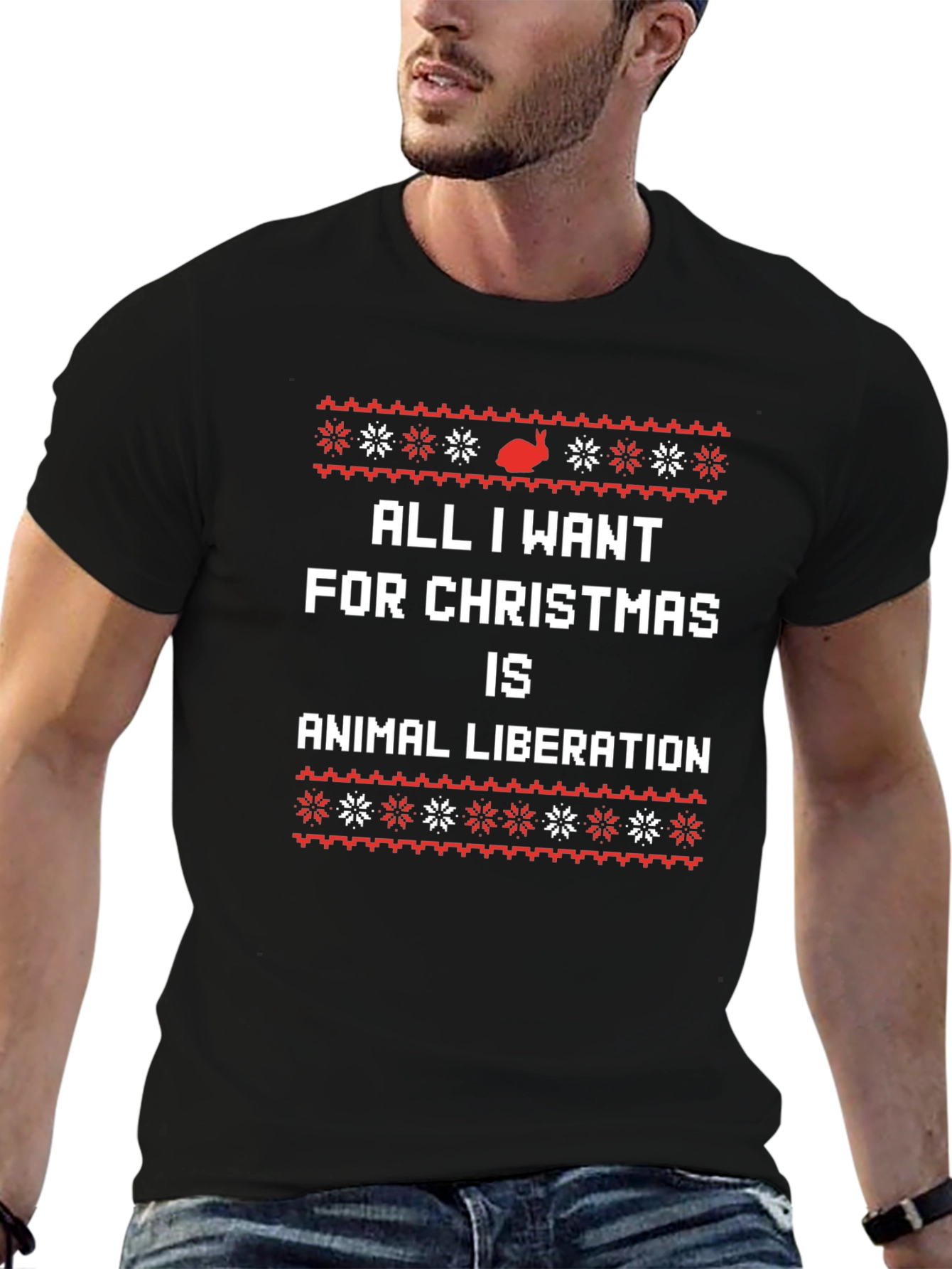 Animal Liberation Christmas T-Shirt