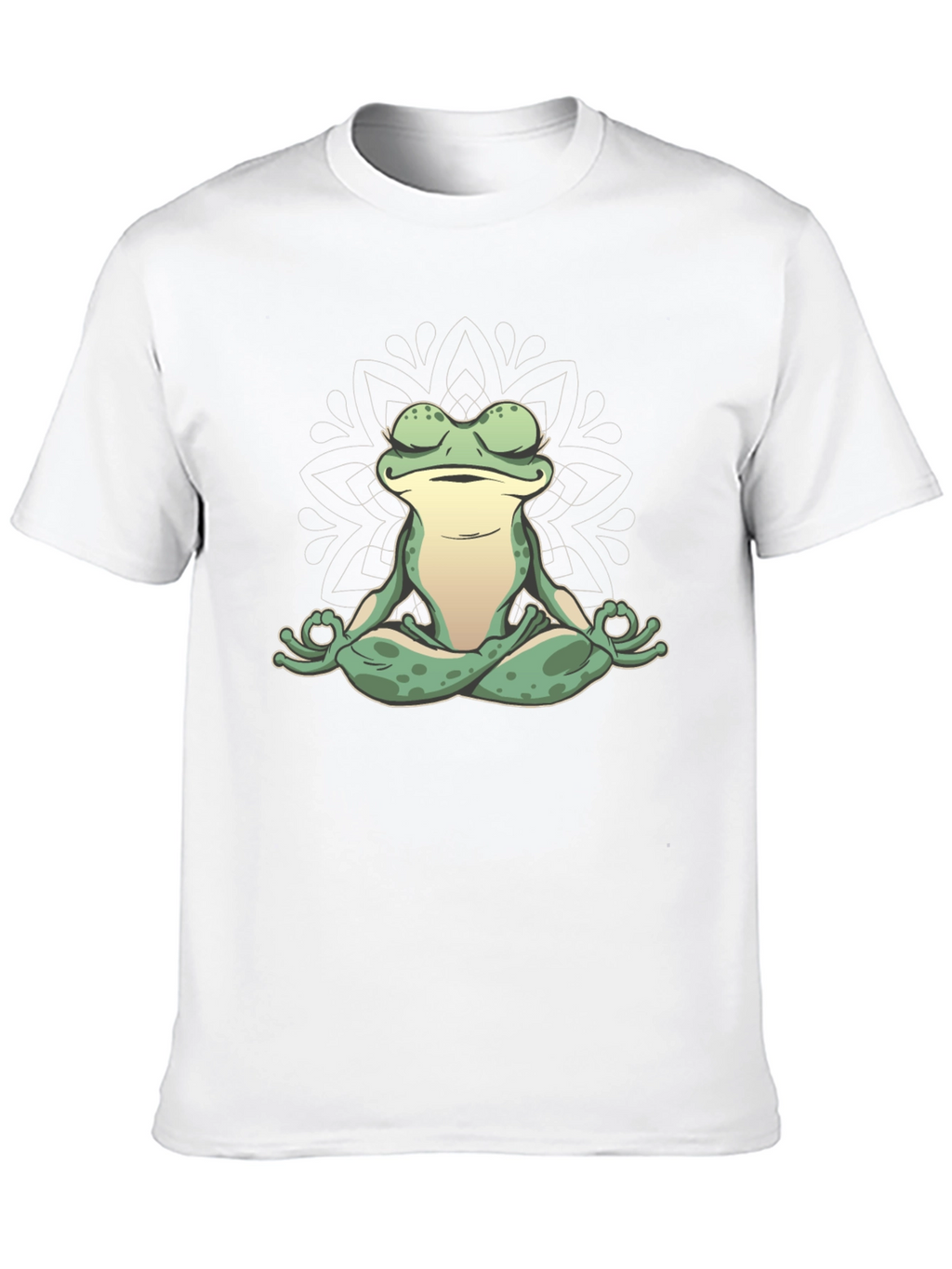 Zen Frog Graphic Tee - Meditating Amphibian
