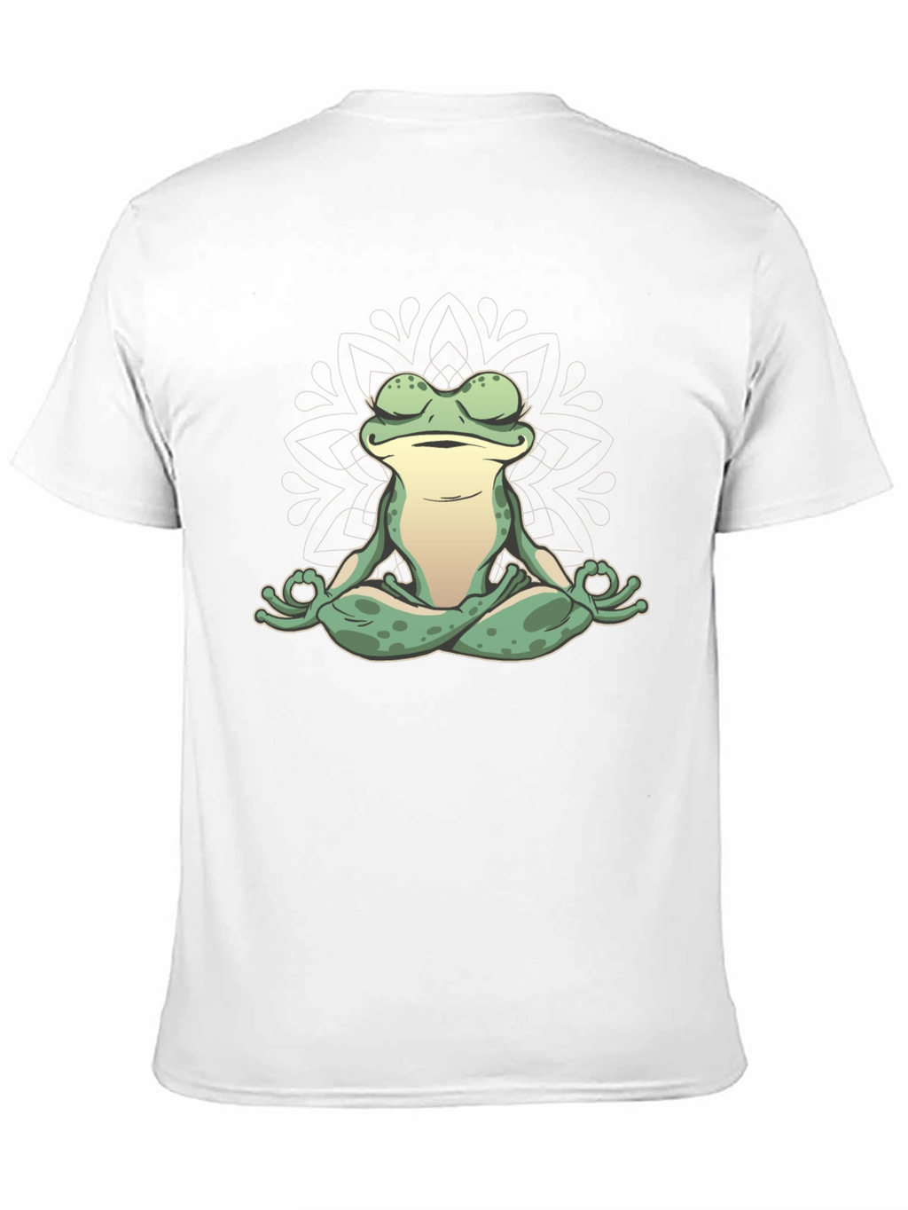 Zen Frog Graphic Tee - Meditating Amphibian