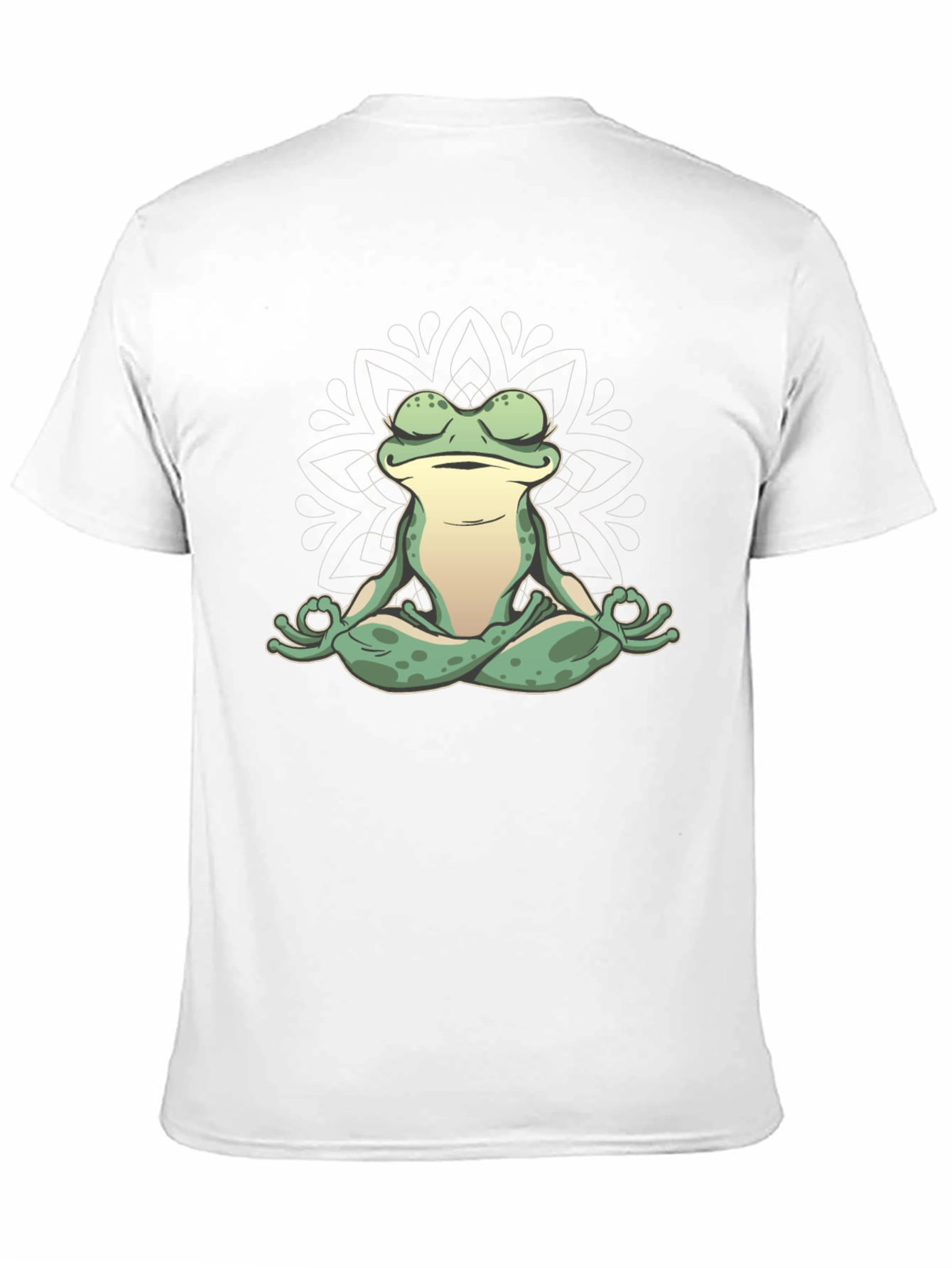 Zen Frog Graphic Tee - Meditating Amphibian