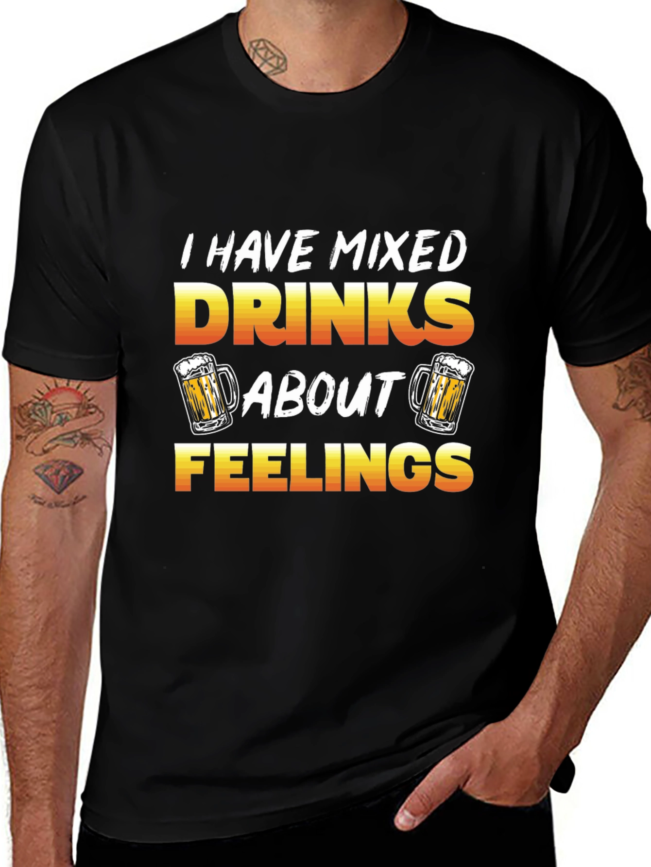 Mixed Drinks Feelings Graphic Tee