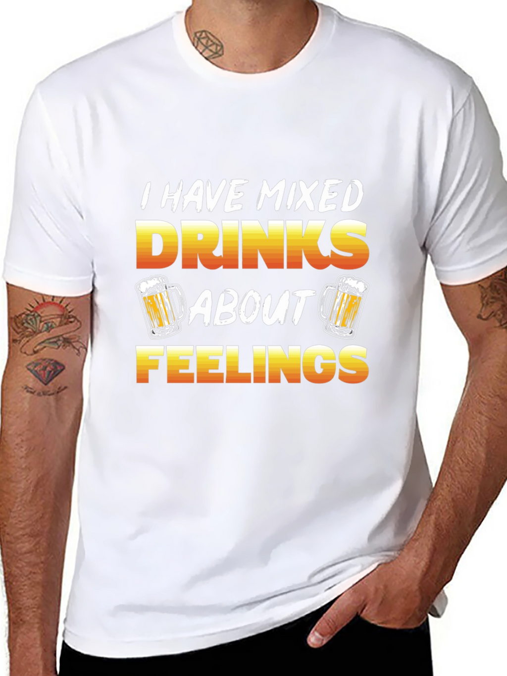 Mixed Drinks Feelings Graphic Tee